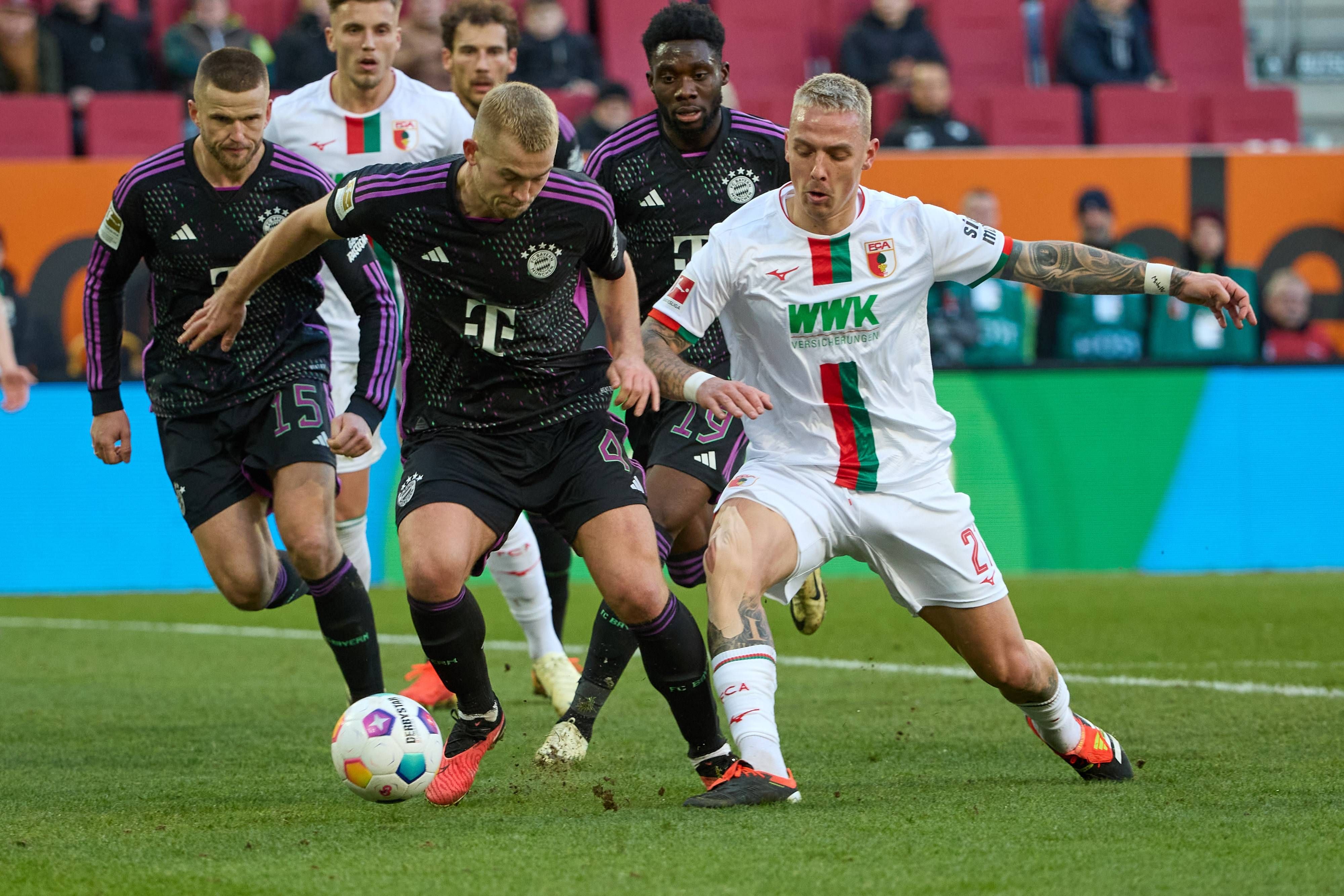 Die Bayern holen ein 3:1 bei Augsburg