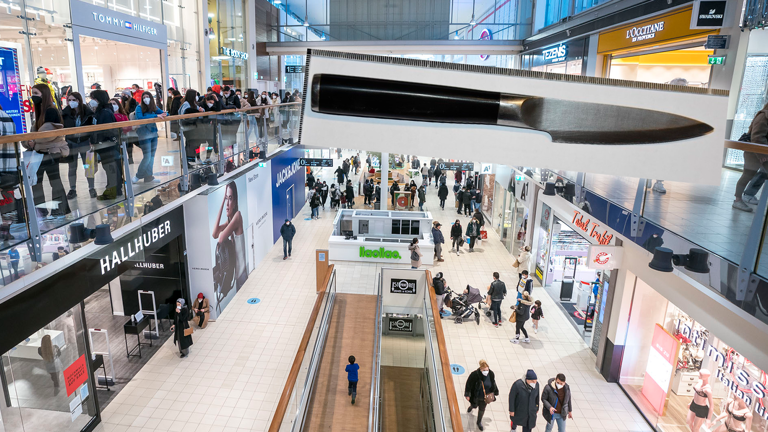 In einem Einkaufszentrum in der Donaustadt kam es zu einem Raubüberfall. 