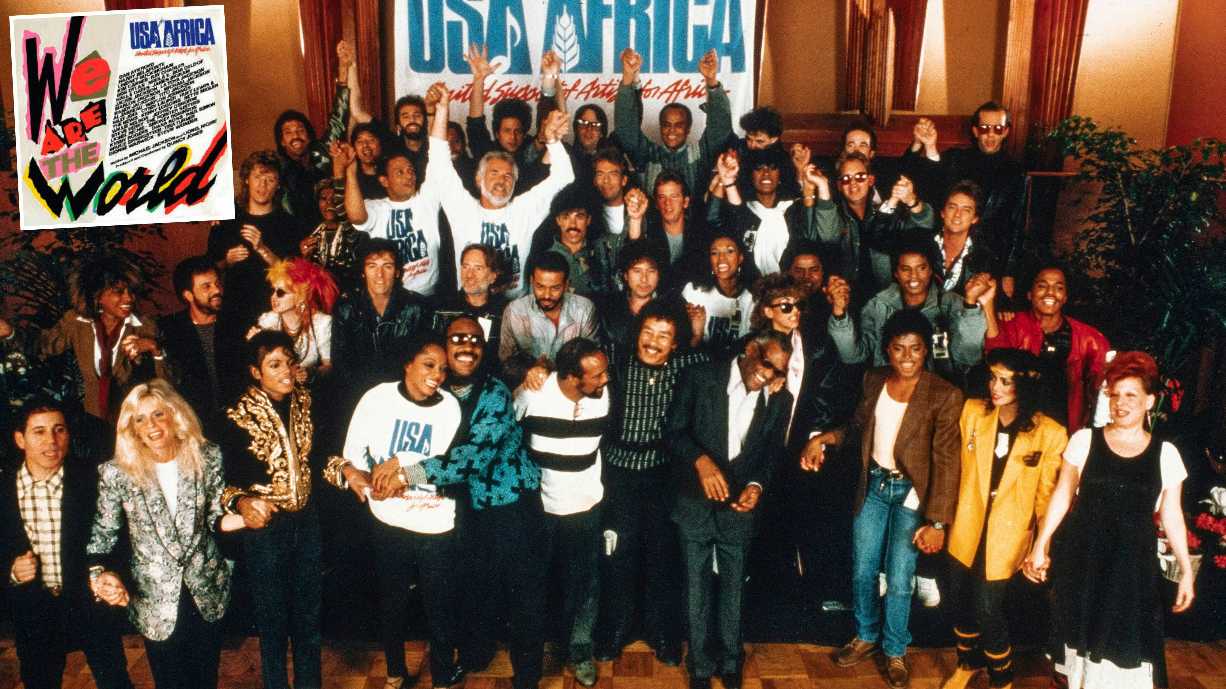 Der Chor von "We Are The World"