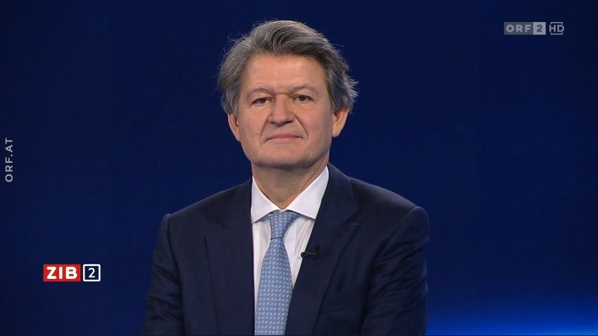 Helmut Brandstätter zu Gast in der ZiB-2.