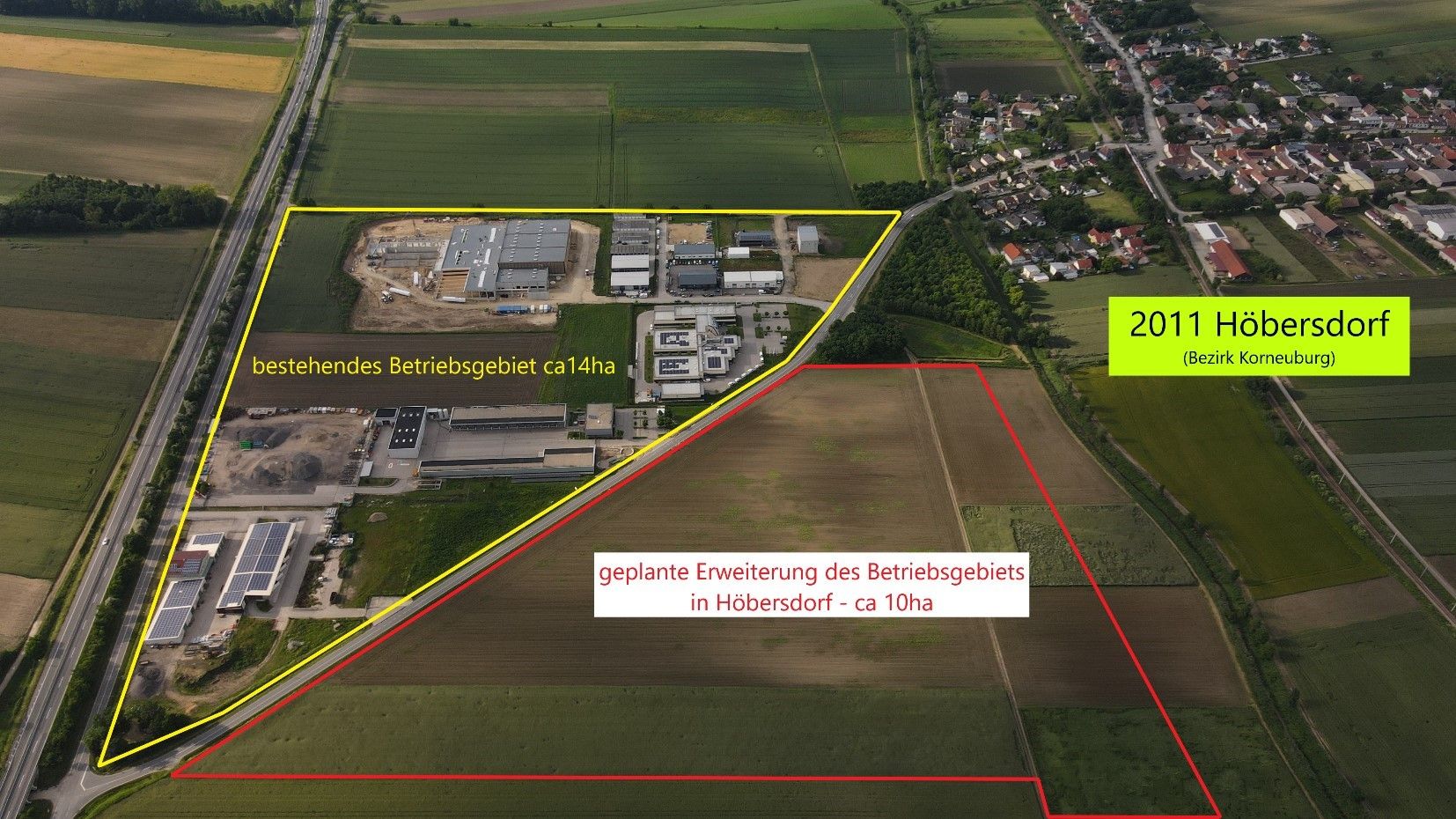 Die Erweiterung des Betriebsgebietes in Höbersdorf wurde zur Abstimmung gebracht.