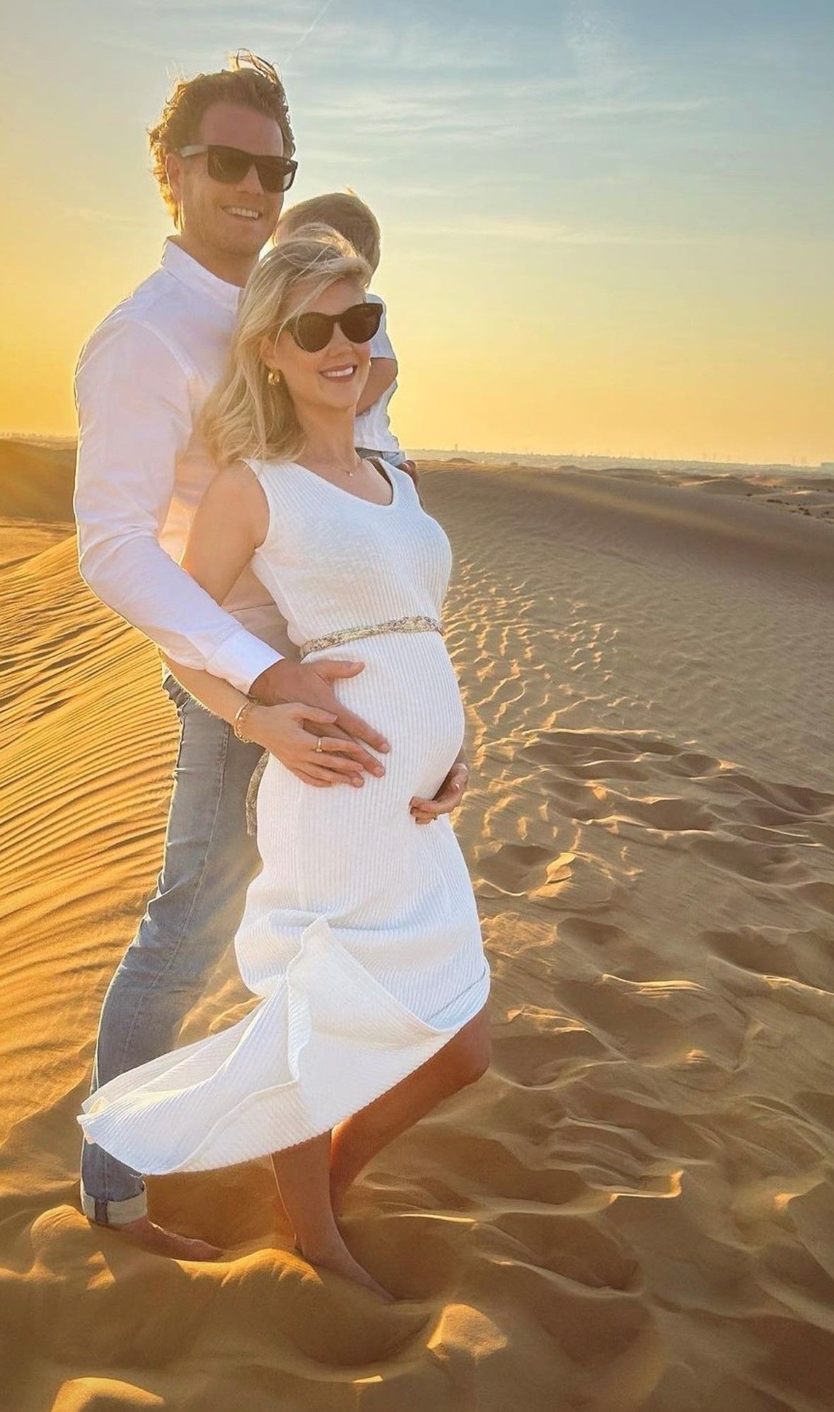 Mark Seibert und seine Ehefrau Sabrina mit Sohn Lio - nun erblickte die gemeinsame Tochter das Licht der Welt.