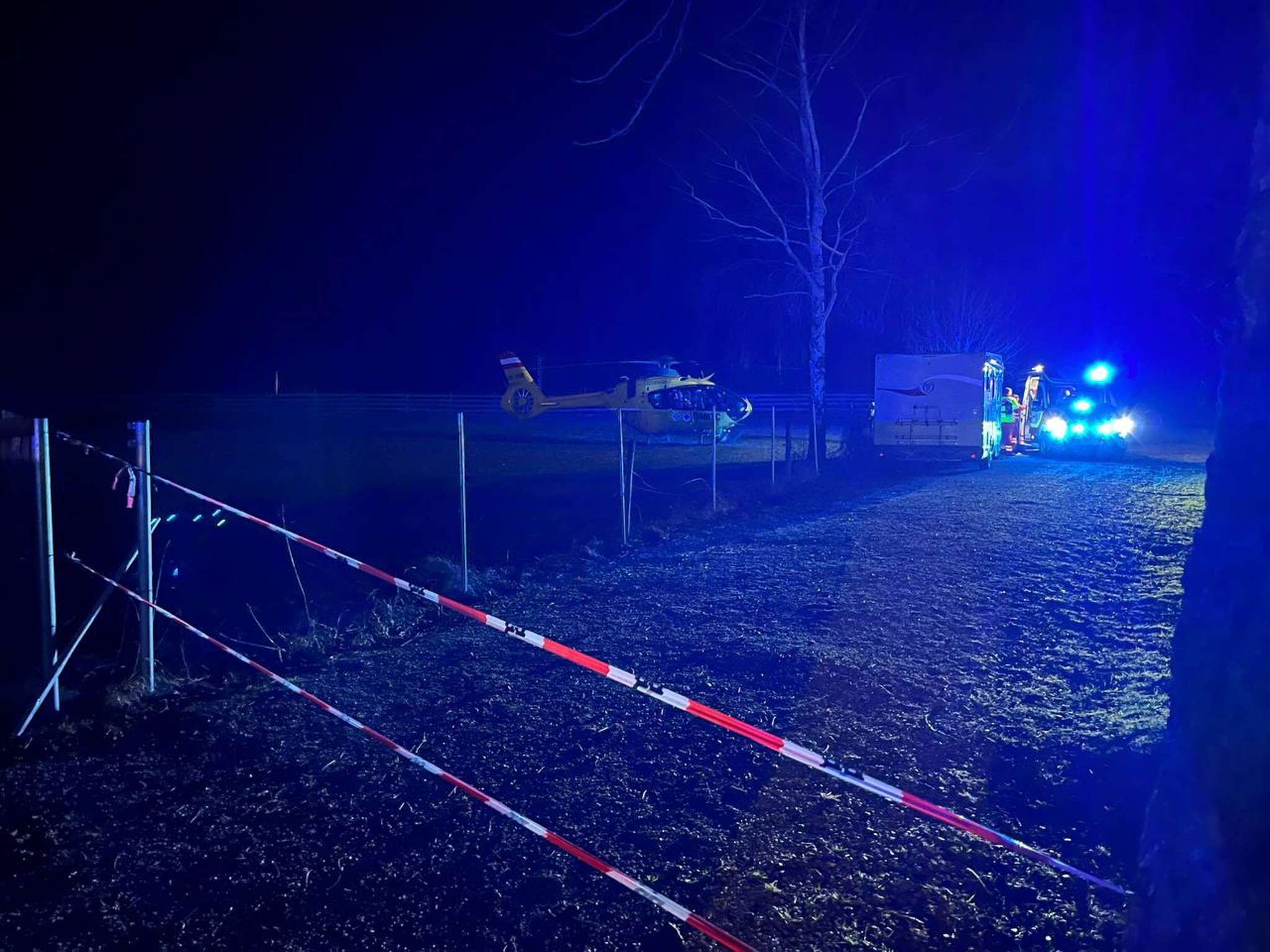 Die schwerverletzte Frau wurde in ein Spezialklinikum geflogen.