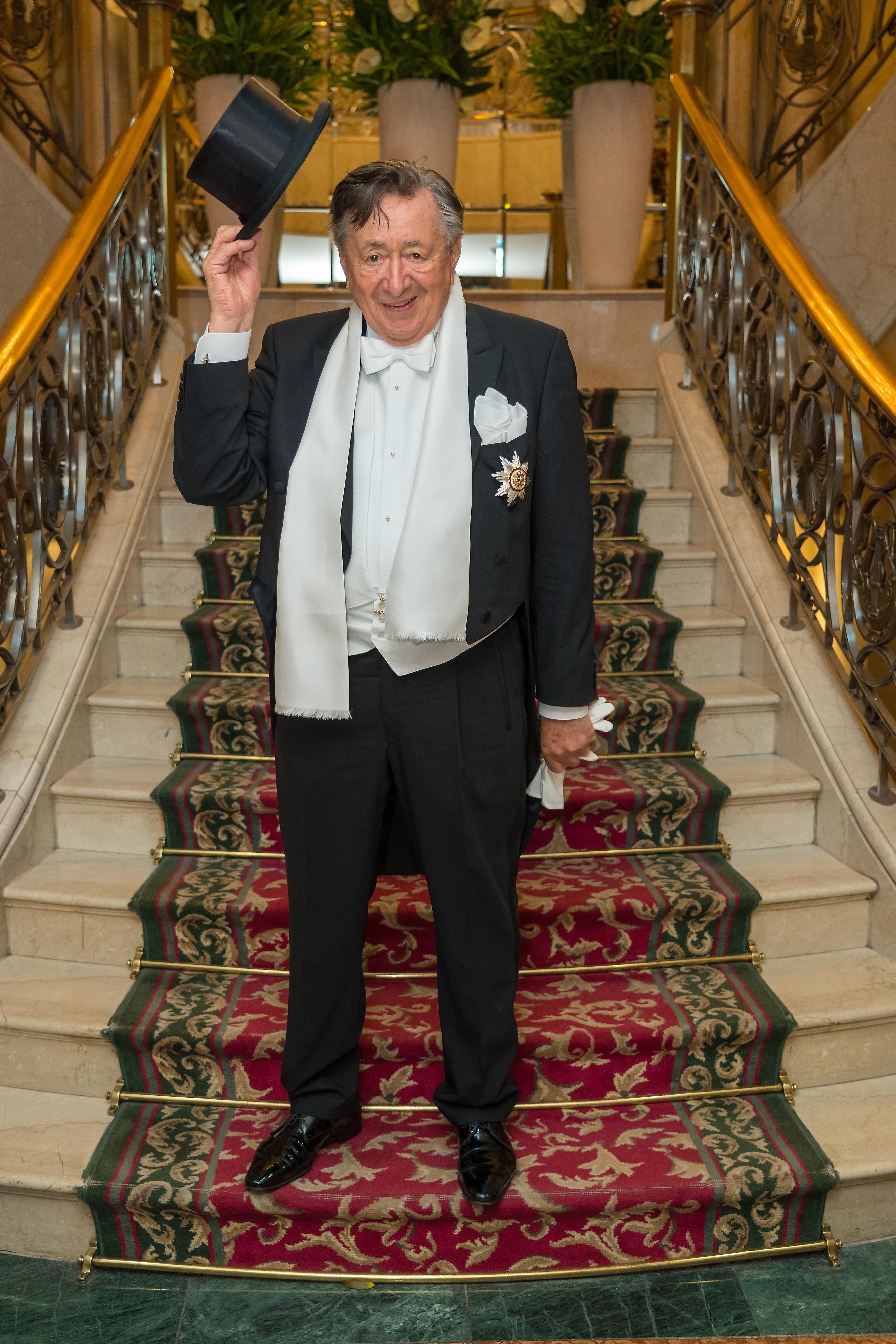 Richard Lugner freut sich über seinen unkomplizierten Star-Gast.