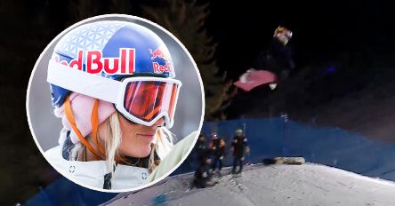 Anna Gasser bei ihrem Bronze-Run in Aspen.