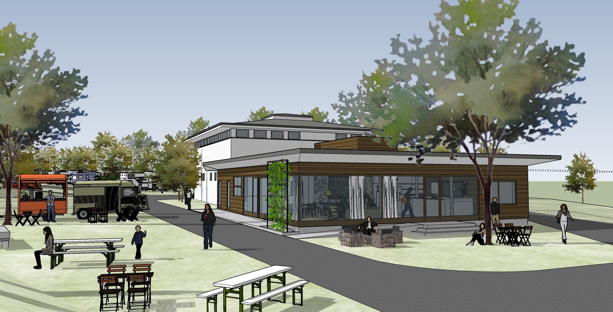 So soll der neue Camping-Platz aussehen. 4,8 Millionen Euro werden in die Umgestaltung investiert.&nbsp;