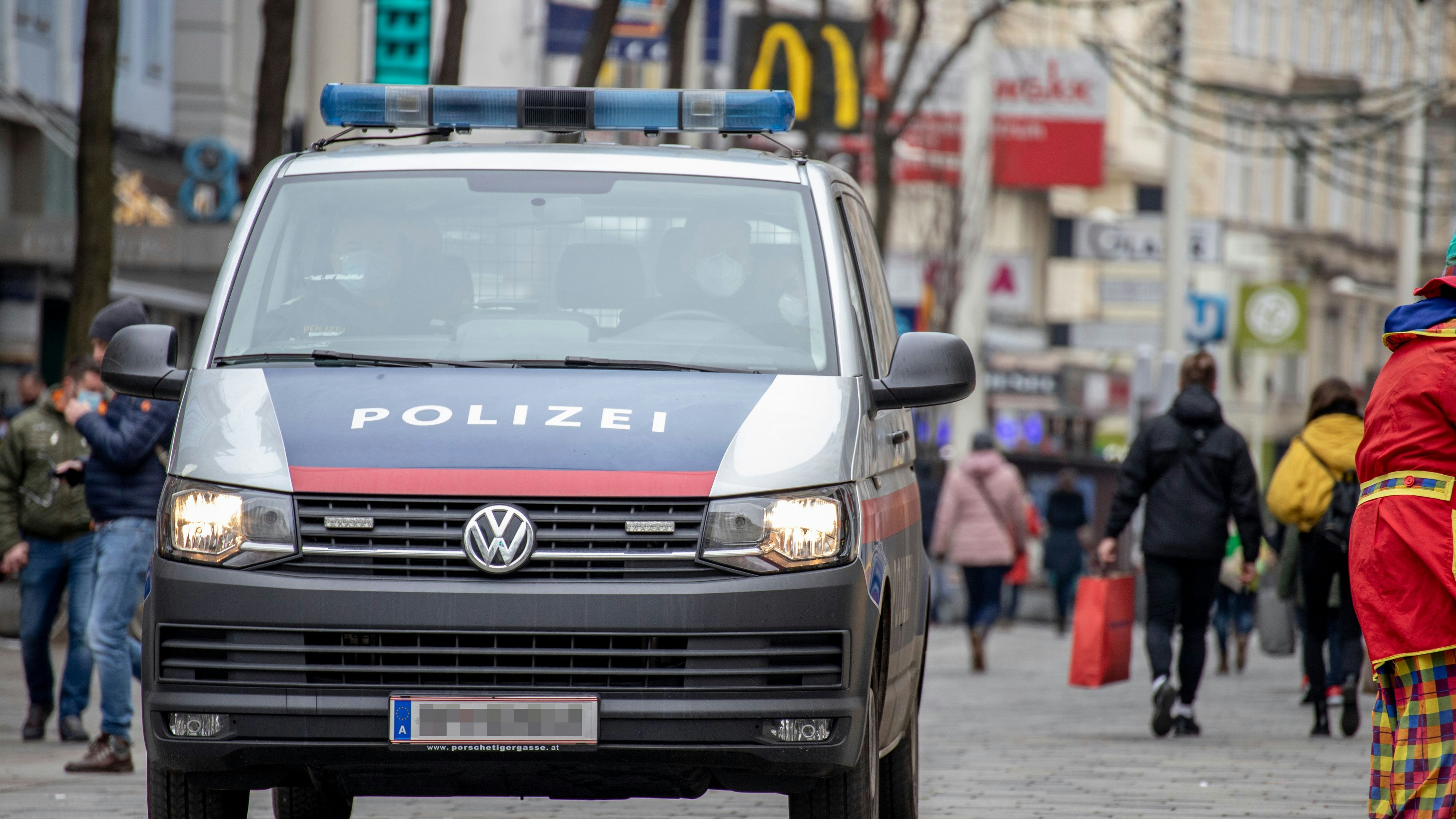 Die Polizei nahm den 29-Jährigen auf der Mariahilfer Straße fest. (Symbolbild)