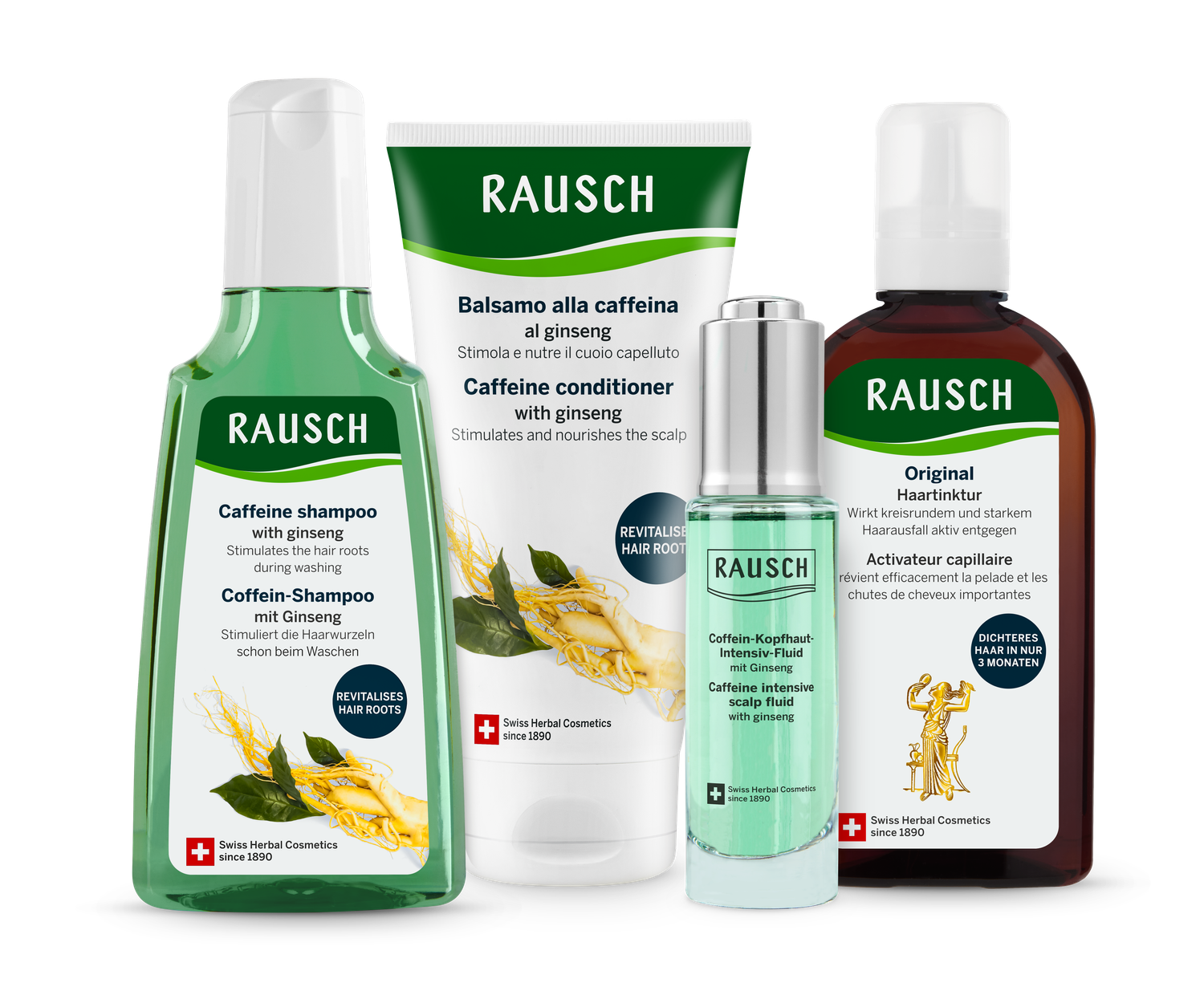 Ginseng-Koffein-Linie von Rausch