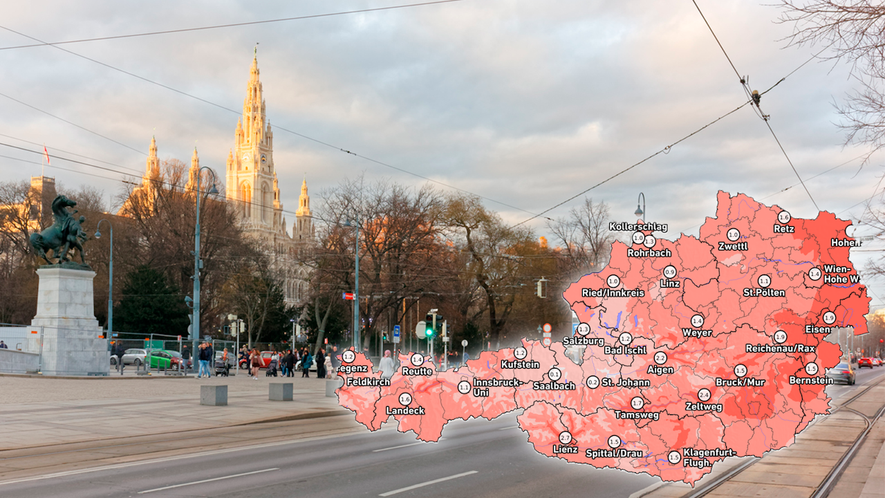 Heute.at - Neue Rekorde – Jänner war im Osten 2 Grad zu warm