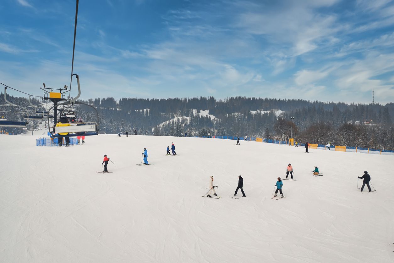 Der Unfall ereignete sich auf einer blauen Skipiste.