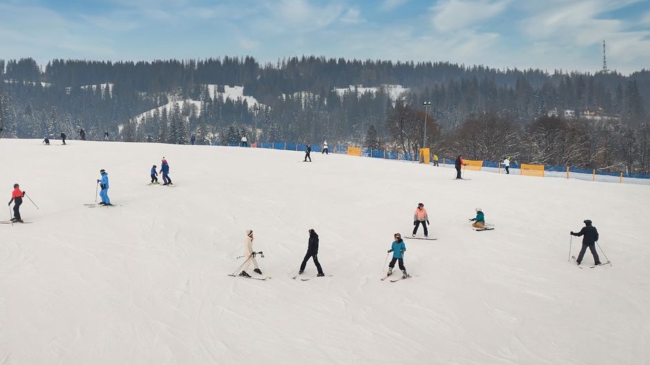 Der Unfall ereignete sich auf einer blauen Skipiste.