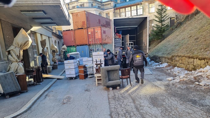 Der Theatermacher besetzte und versperrte das Südbahnhotel am Semmering (NÖ) seit November.