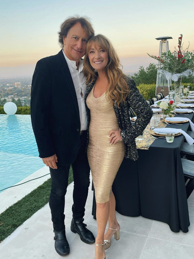 Jane Seymour und ihr Lebensgefährte John Zambetti.