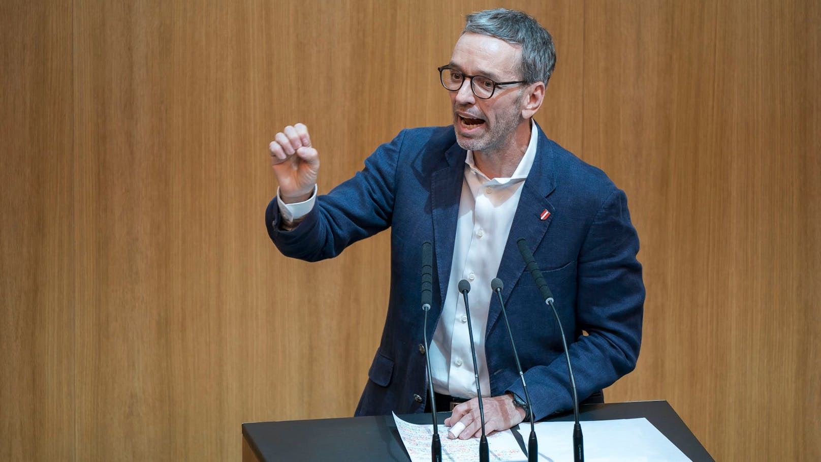 "Angsthasen-Sektor" – FPÖ-Chef Kickl geht auf ÖVP los
