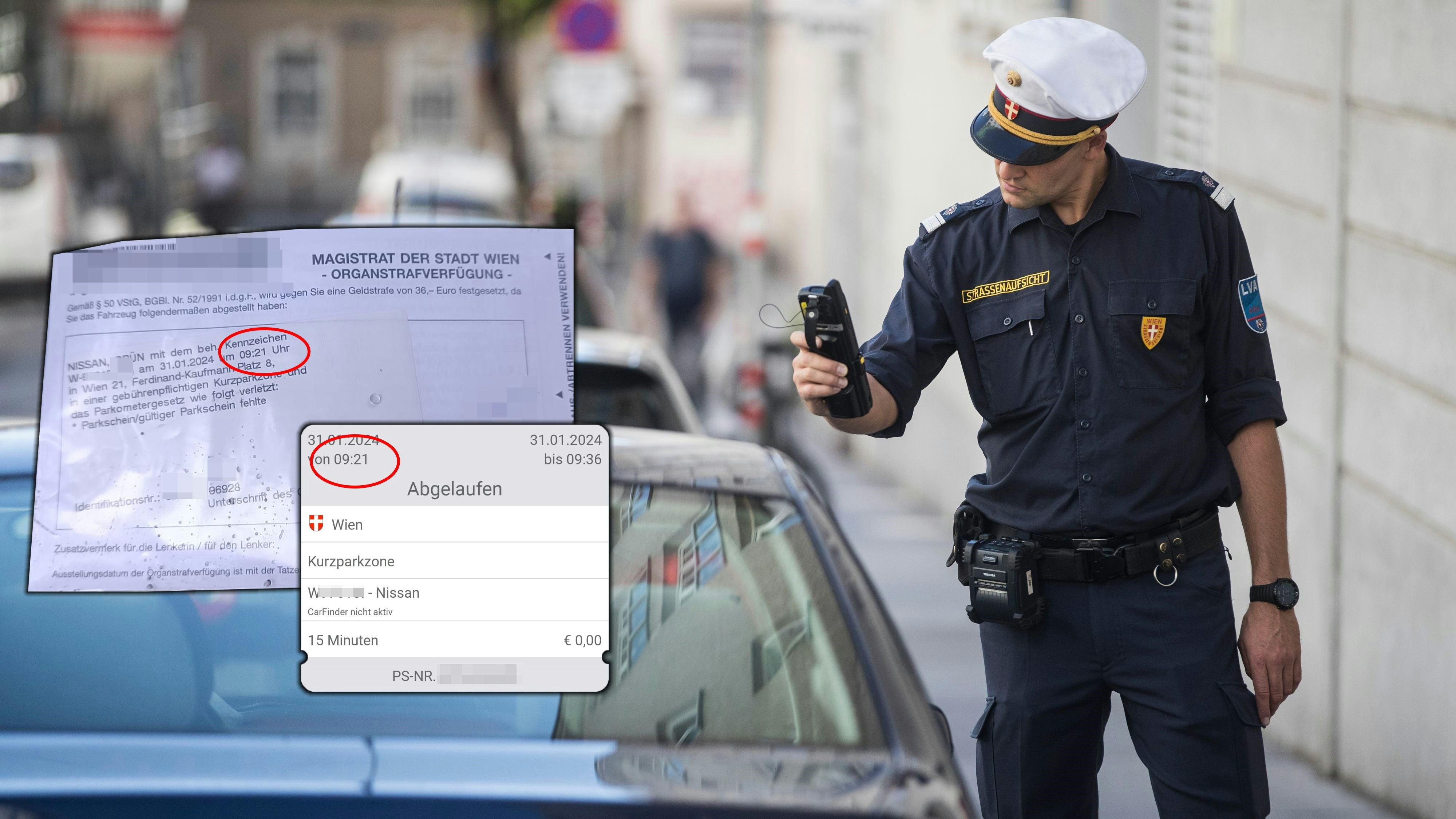 "Langsam spinnen die!" – Wiener wütet nach Parkstrafe