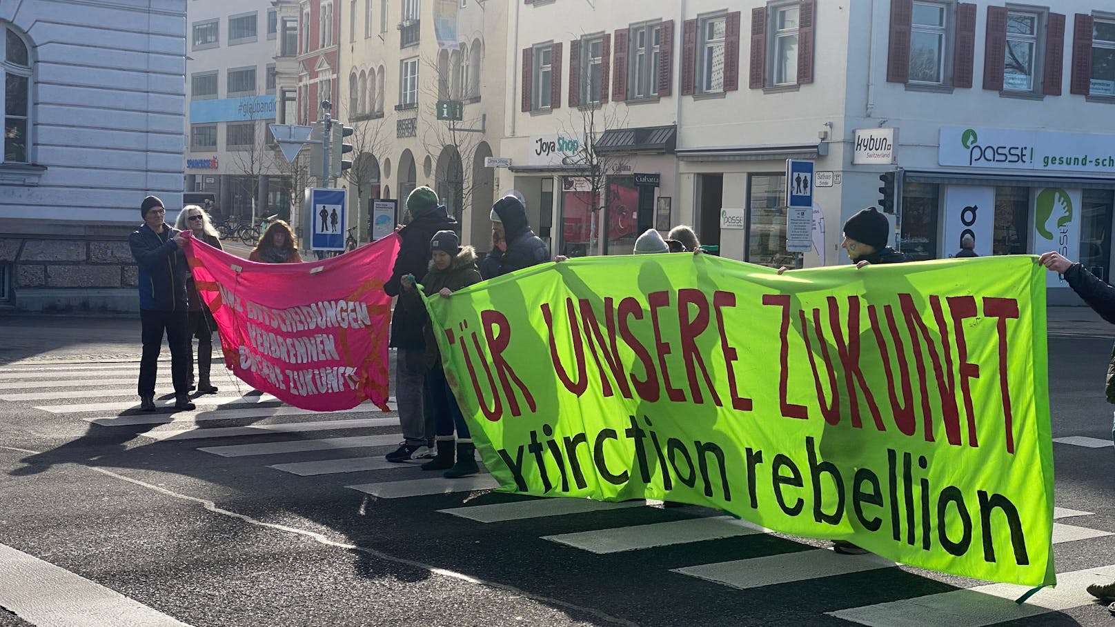 Gefährlicher Zwischenfall bei Klima-Demo in Bregenz
