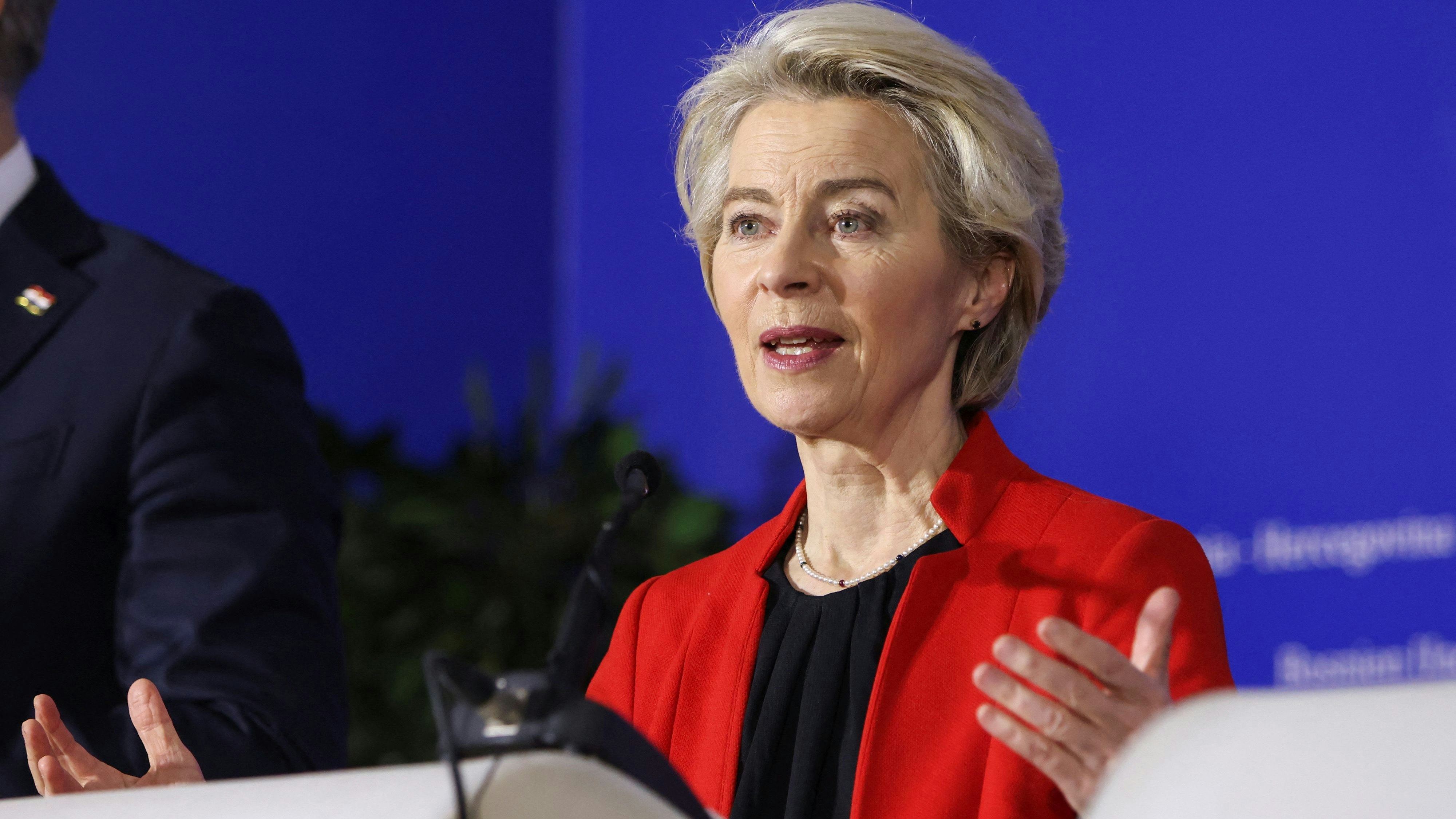 Sieht den Kampf gegen den Krebs als politische Priorität: EU-Kommissionspräsidentin Ursula von der Leyen.