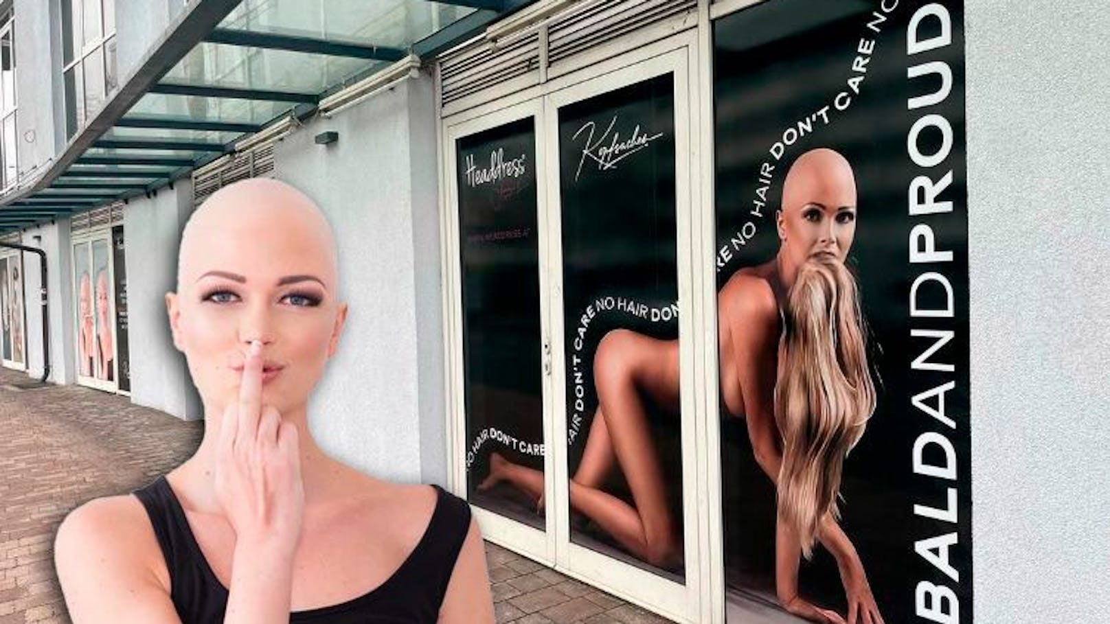 Ex-Model muss Nackt-Plakat vor ihrem Shop nun entfernen