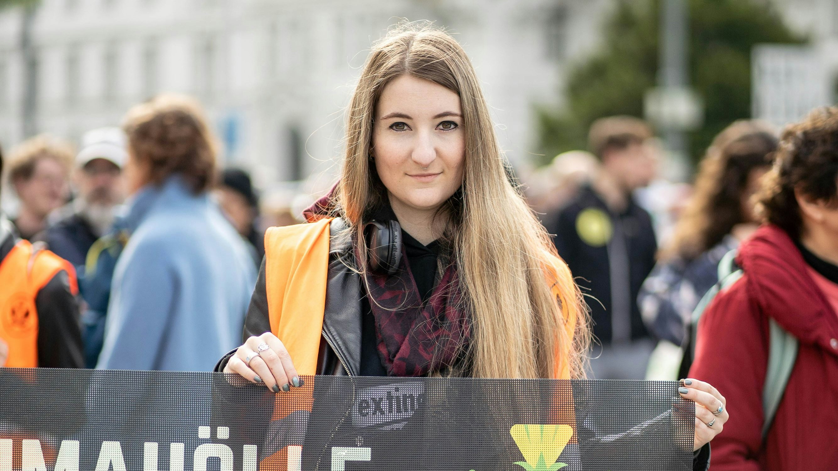 Sprecherin Marina Hagen-Canaval legt sich fest: Die "Letzte Generation Österreich" bleibt bei ihrem bisherigen Vorgehen. 