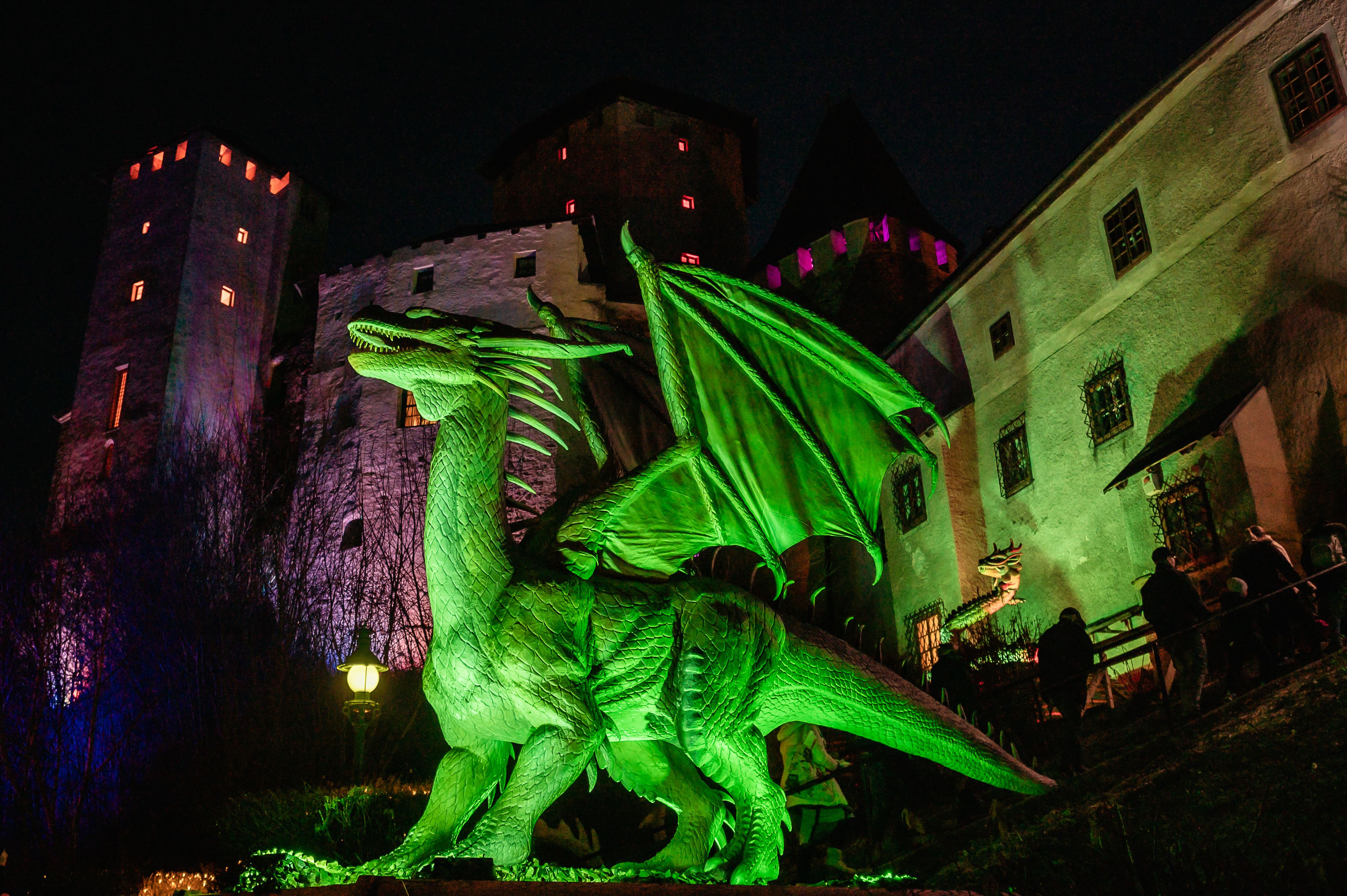 Die Welt der Drachen auf Burg Lockenhaus kann nur noch bis 18. Februar 2024 besucht werden.
