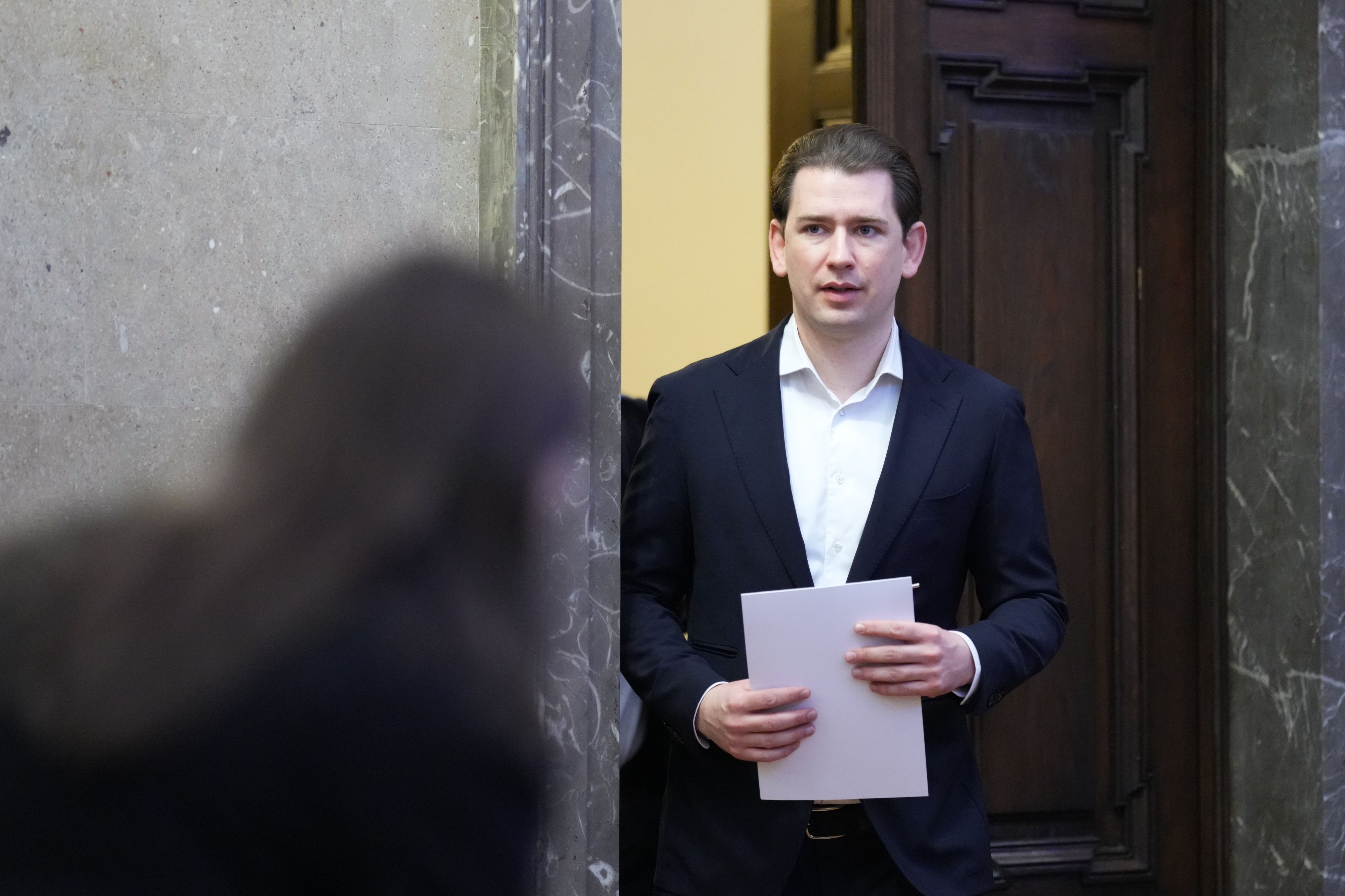 Sebastian Kurz am Mittwoch am Wiener Straflandesgericht