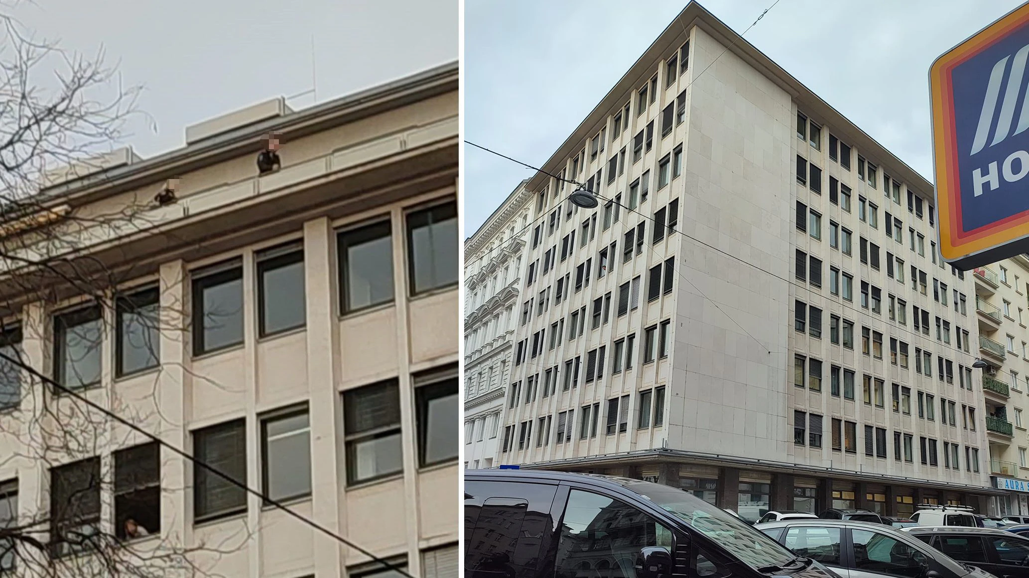 Aus Büro in Wiener City geraucht – Polizei im Einsatz