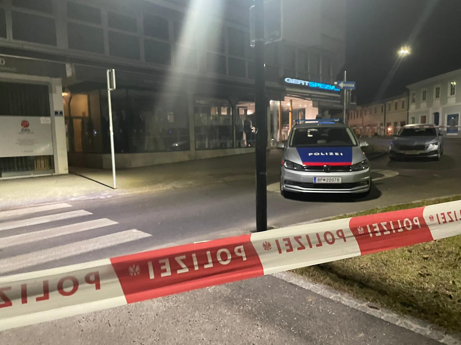 Der Tatort in Klagenfurt.