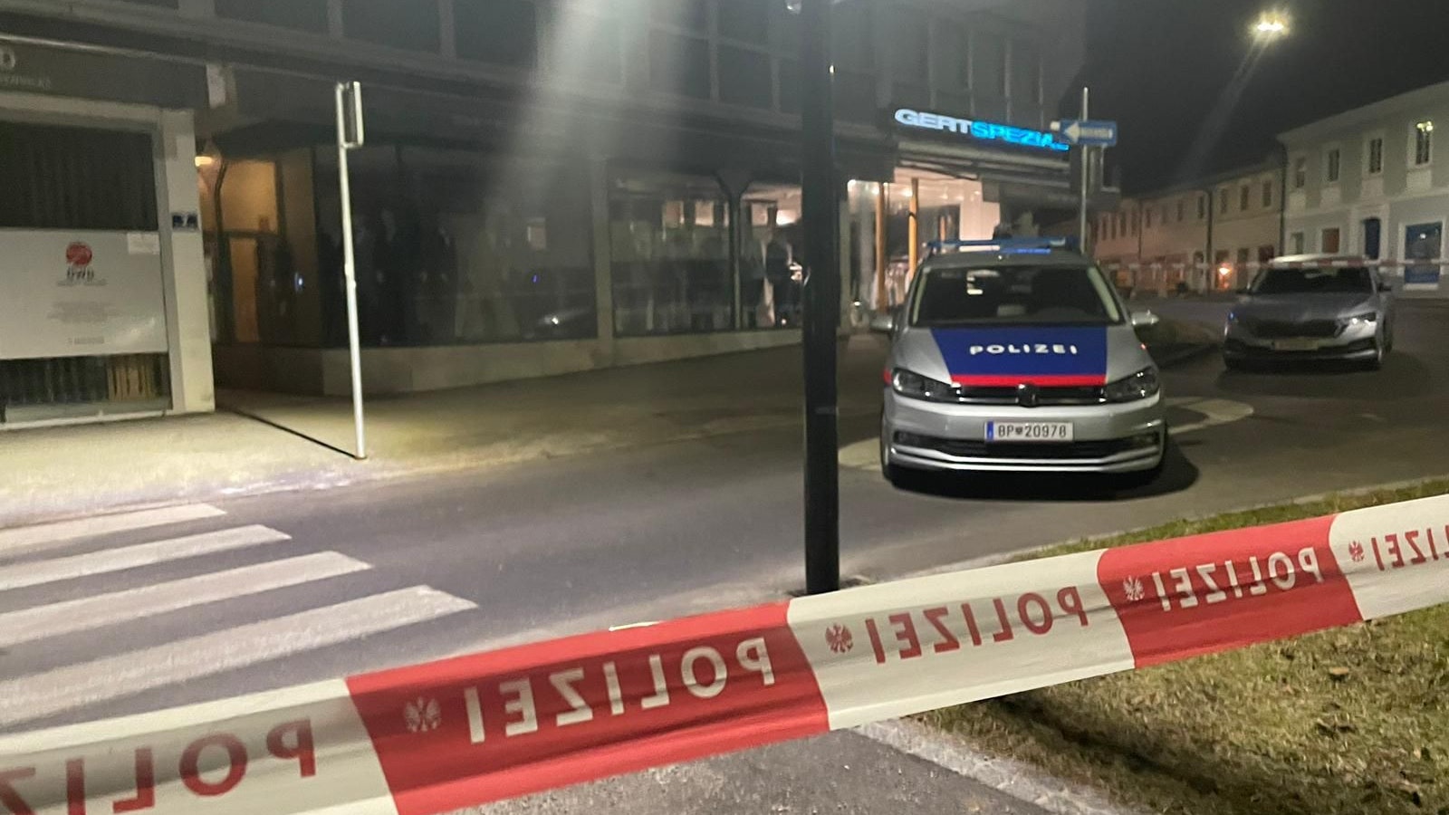 Der Tatort in Klagenfurt.