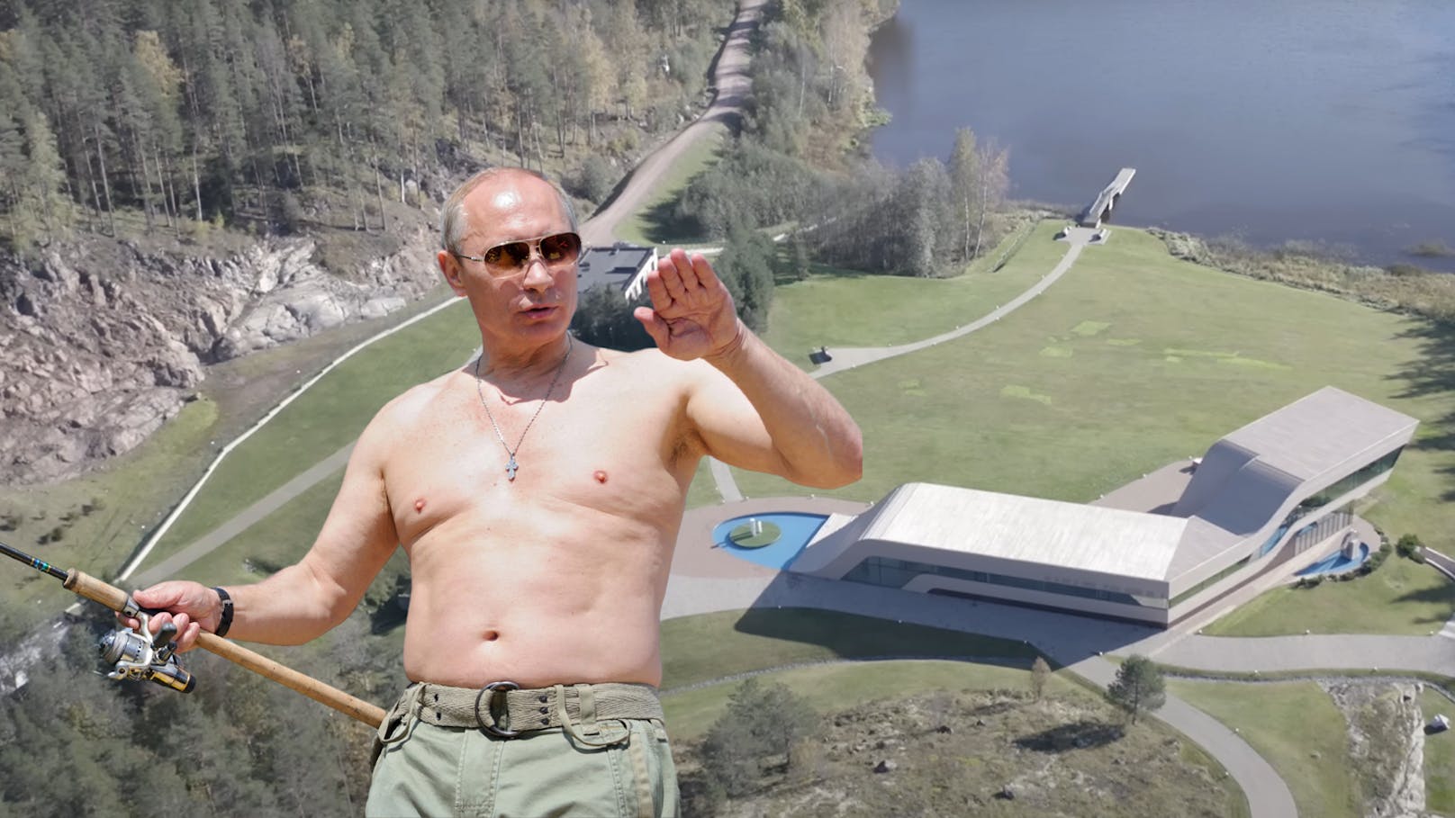 Enthüllt – das ist Putins geheimer James-Bond-Palast