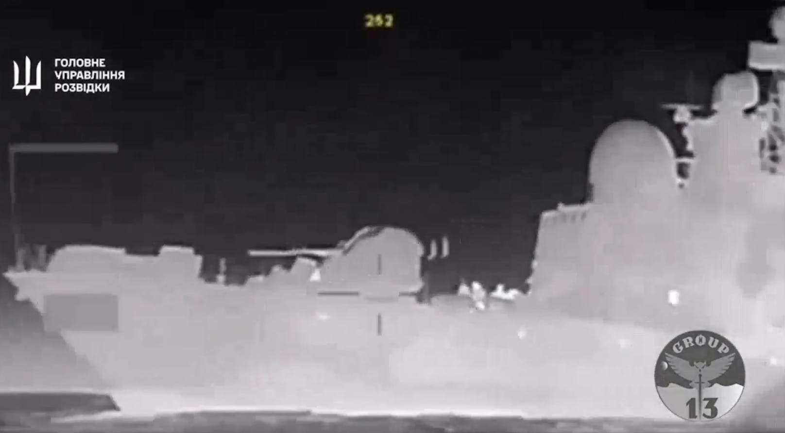 Ukraine-Drohne versenkt russisches Kriegsschiff