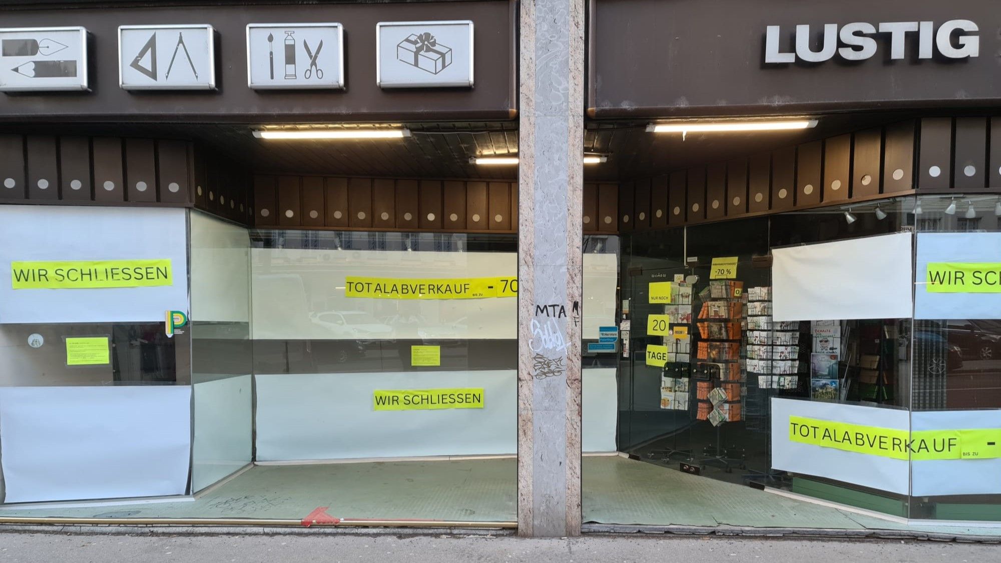 Am Hohen Markt in Wien schließt 