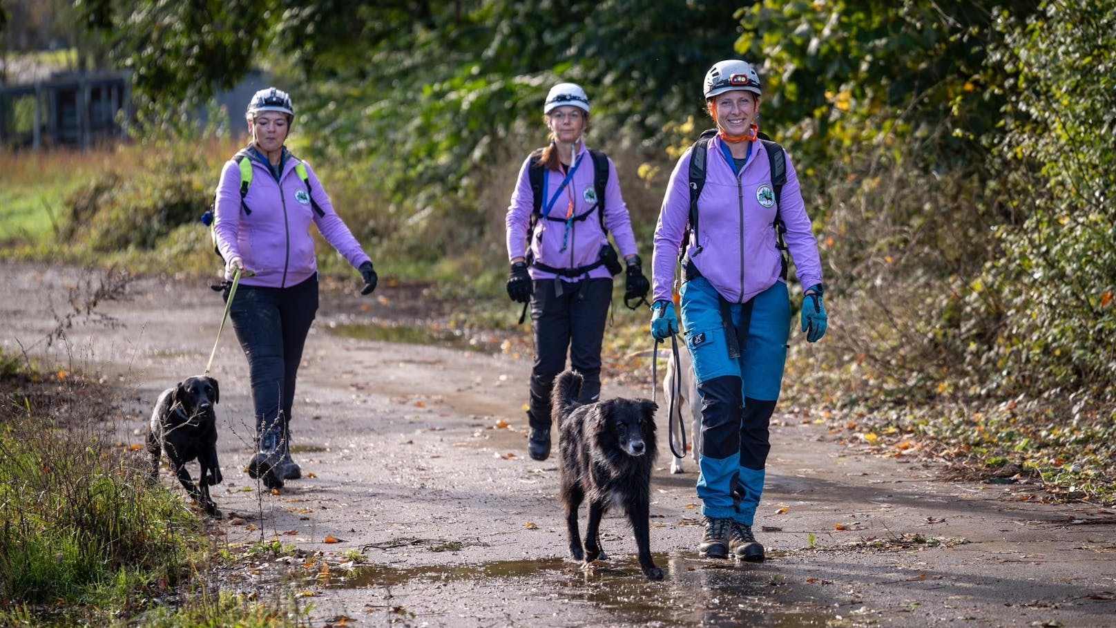 Berginc ist zudem Präsidentin von zwei Vereinen, die Therapiebegleithunde-, Spürhunde- und Rettungshunde-Training anbieten.