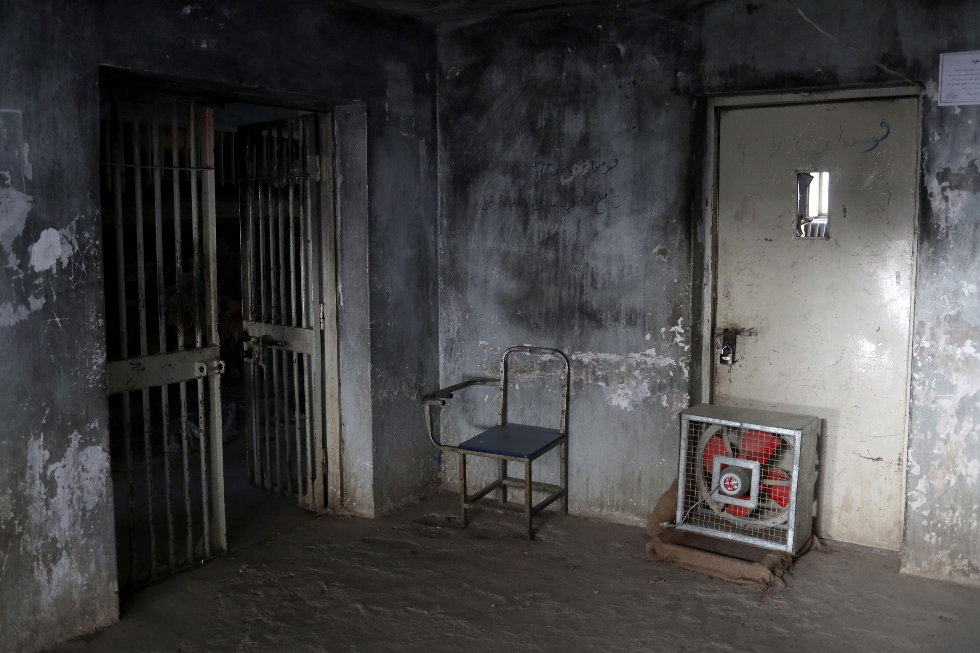 In solch einer Zelle sitzt Herbert Fritz.