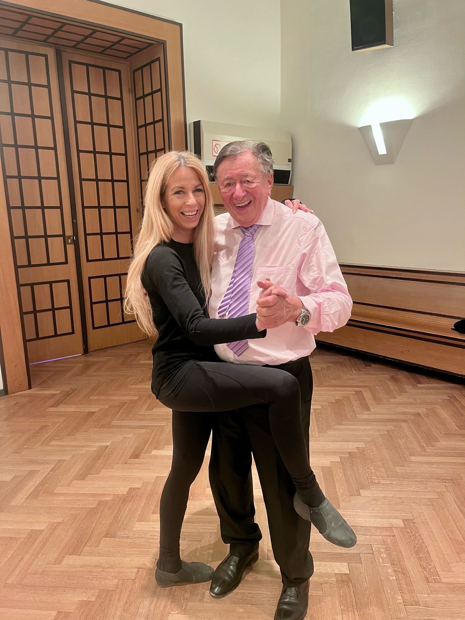 Richard Lugner nimmt Tanzstunden bei Yvonne Rueff