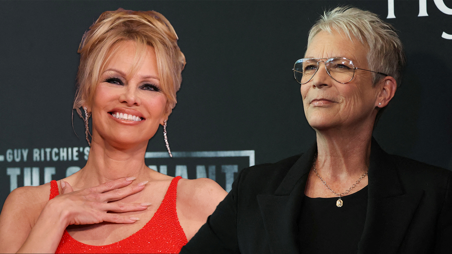 Pamela Anderson und Jamie Lee Curtis machen gemeinsame Sache.