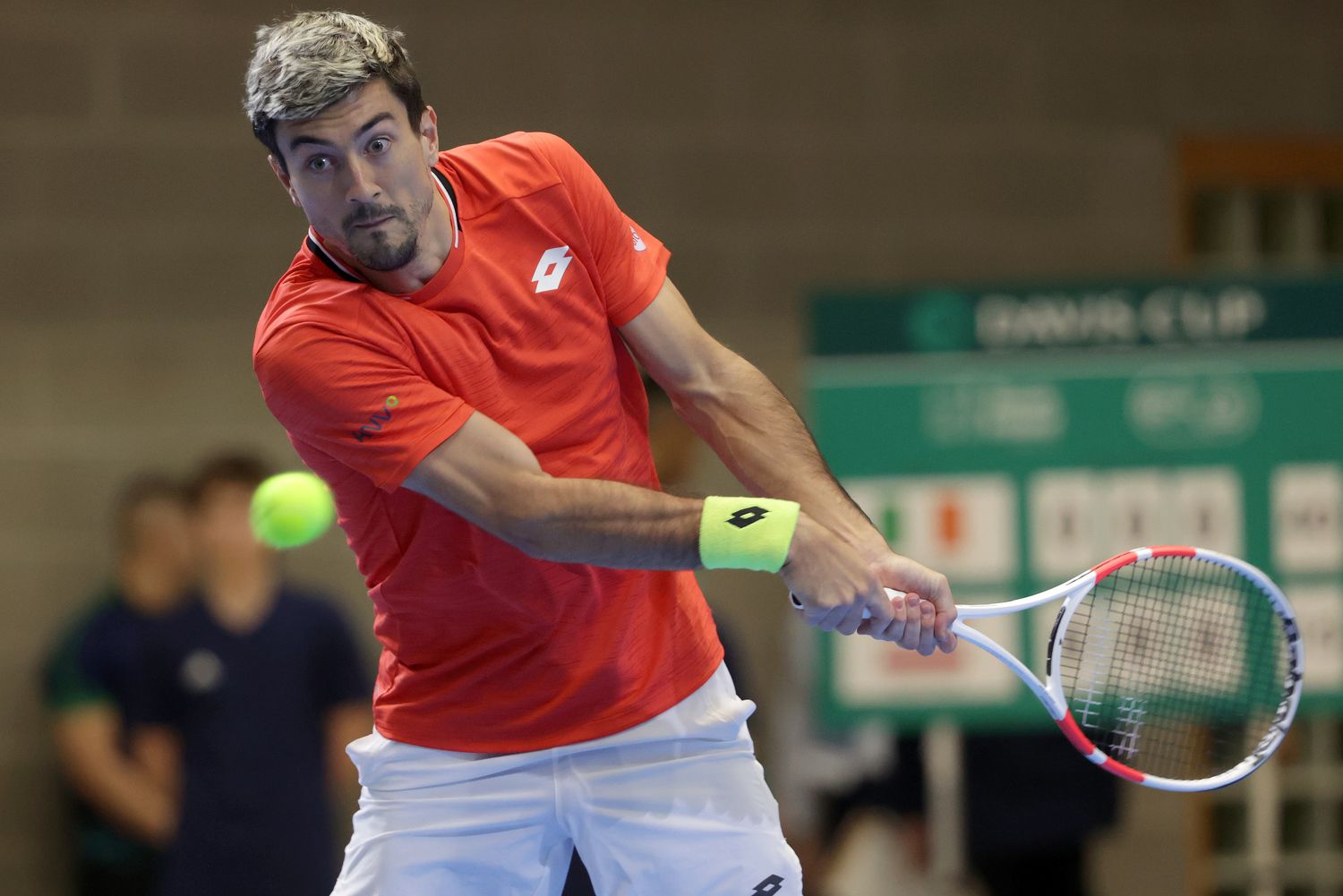 Sebastian Ofner im Davis-Cup-Einsatz.