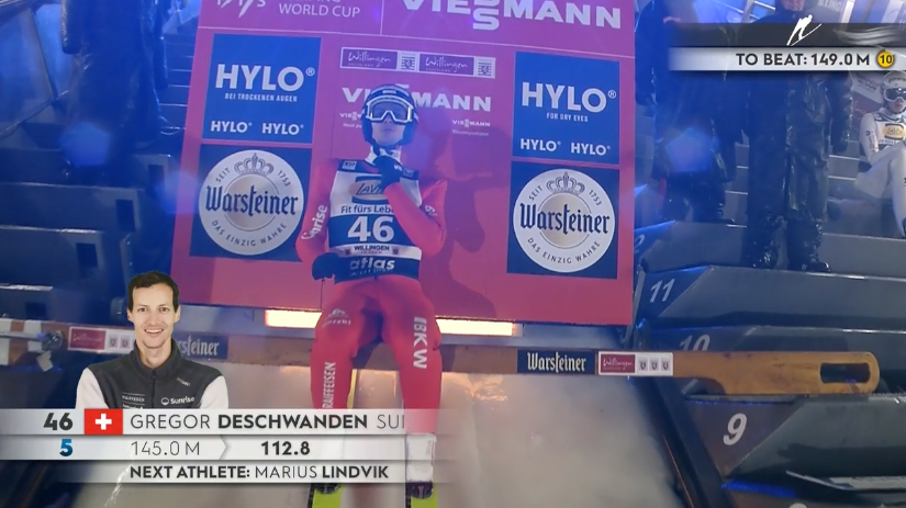 Rapid spielte im Cup, im ORF waren zunächst nur die Skispringer zu sehen.&nbsp;