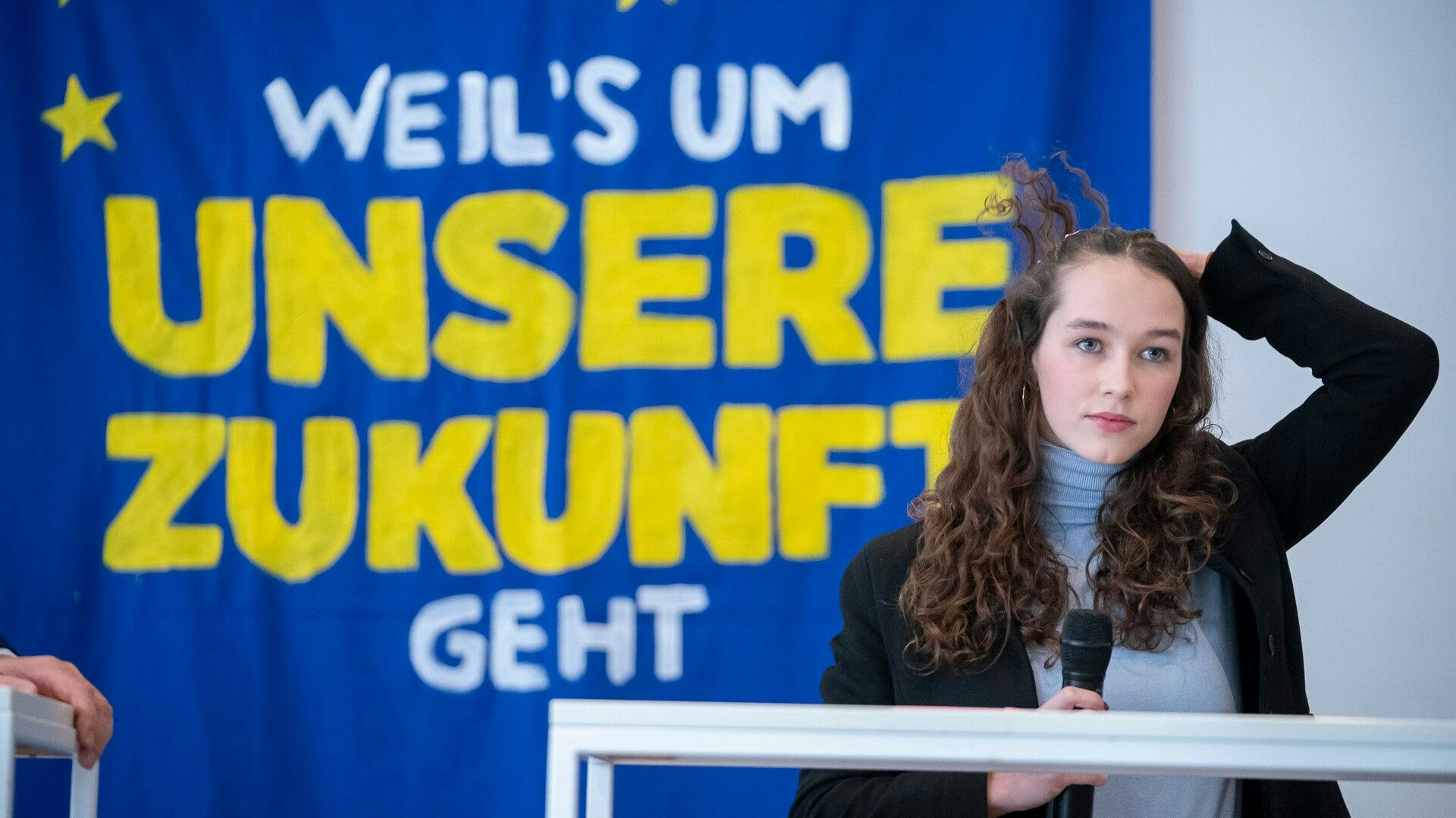 Lena Schilling, Spitzenkandidatin der Grünen für die EU-Wahl