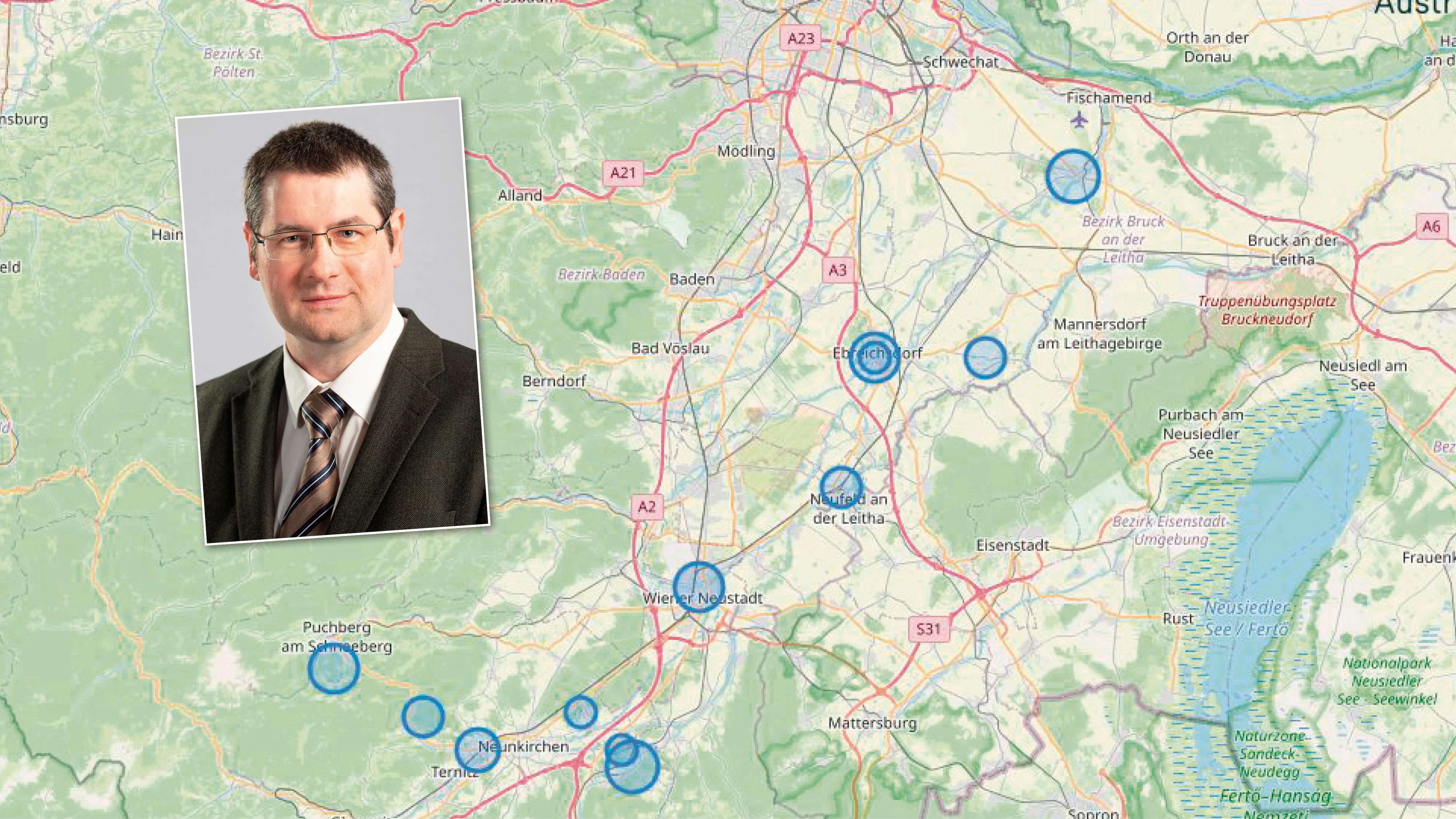 Experte Helmut Hausmann erklärt die Erdbebensituation in NÖ.