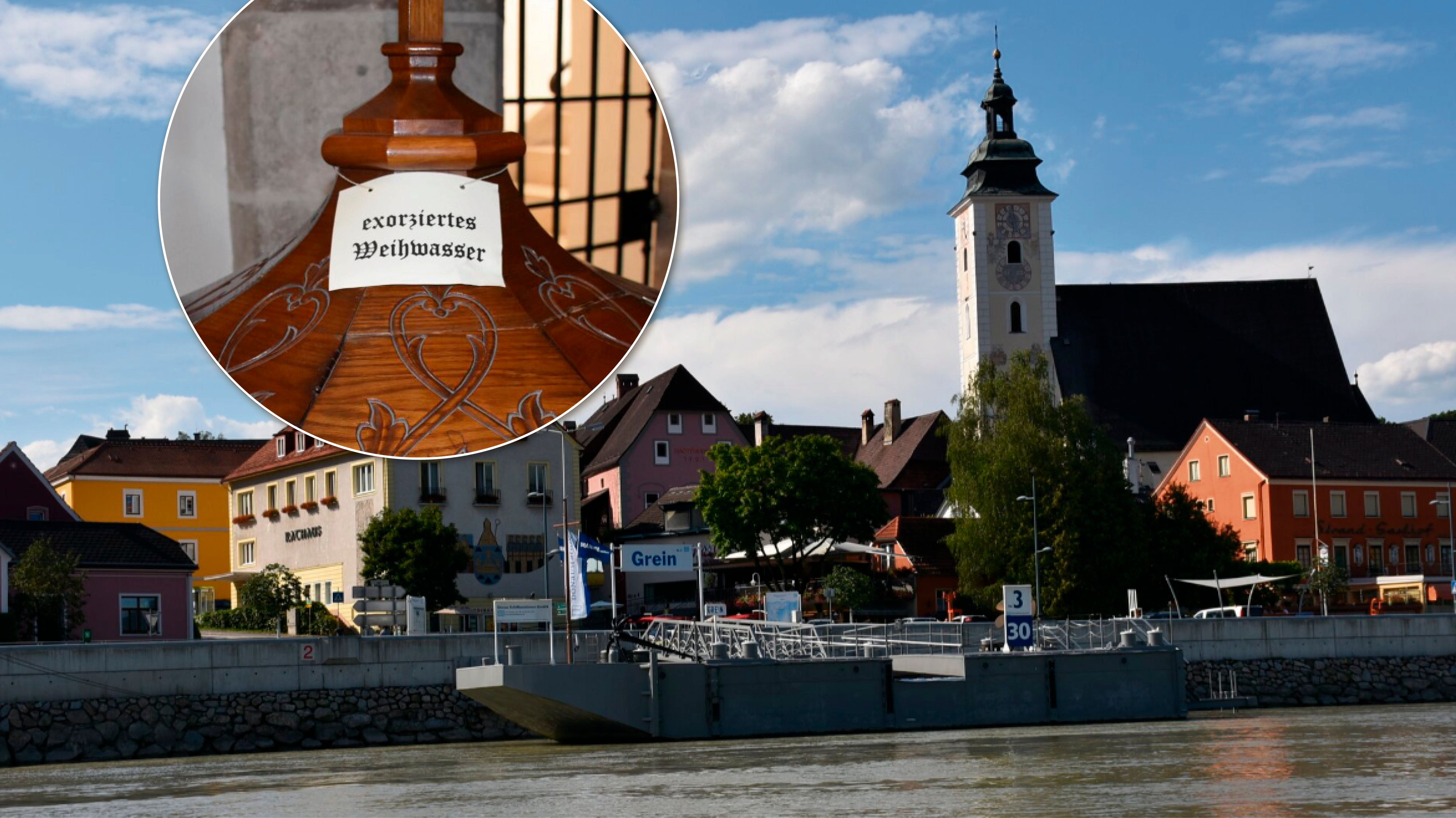 Der idyllische Anblick täuscht: In der Kirche von Grein (Bez. Perg) spielen sich seltsame Dinge ab.