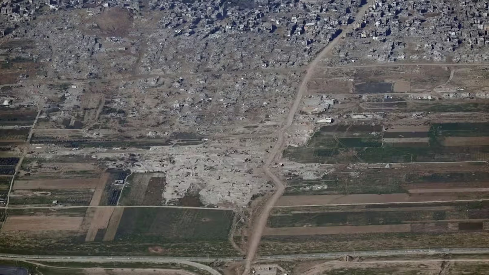 Satellitenbilder zeigen Arbeiten in Gaza-Pufferzone