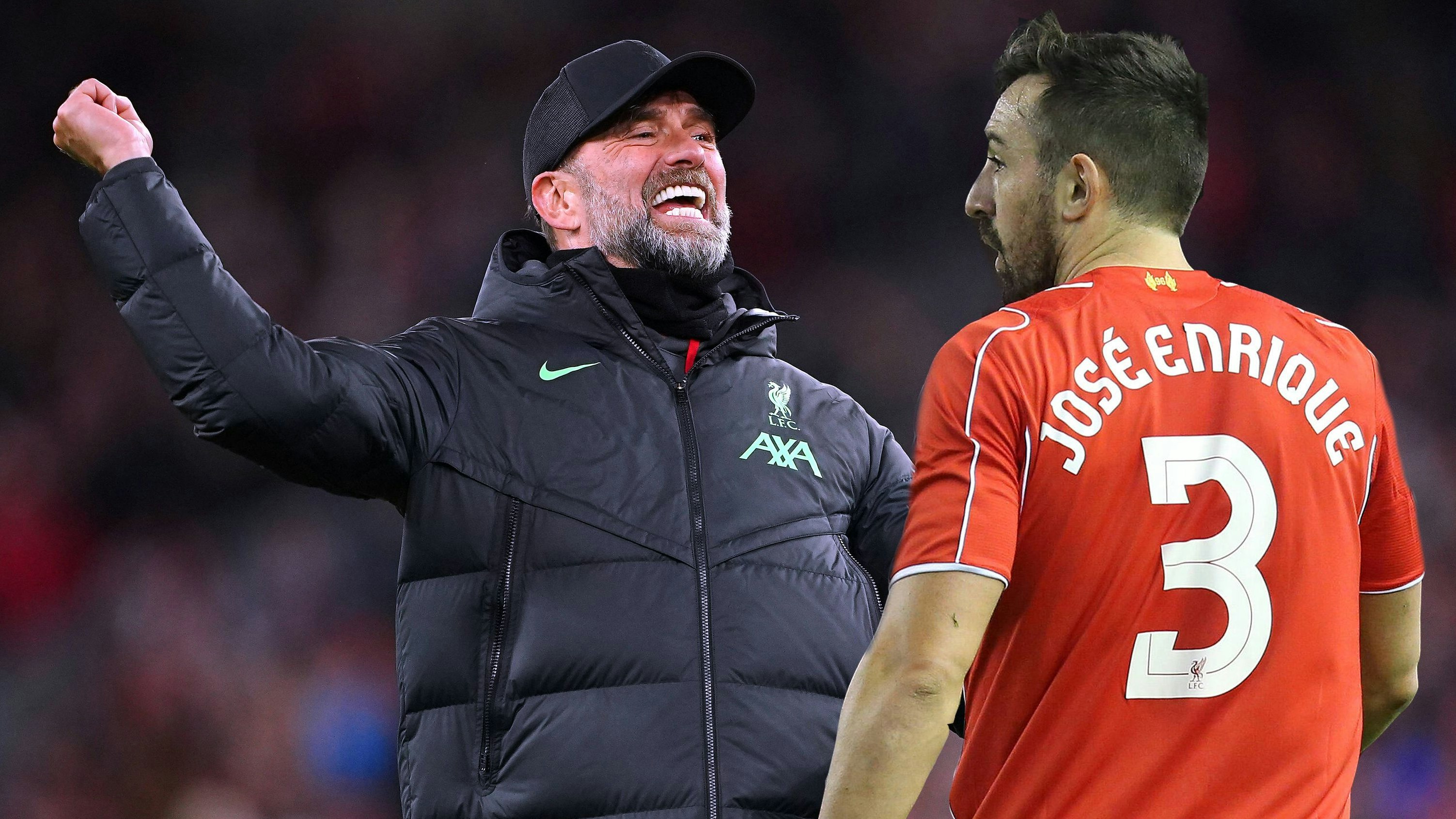 Jose Enrique (r.) glaubt nicht, dass Jürgen Klopp amtsmüde ist. 