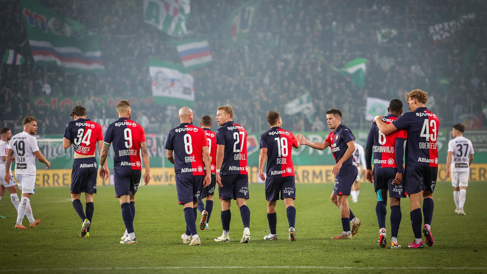 3:1! Rapid schießt St. Pölten aus dem ÖFB-Cup