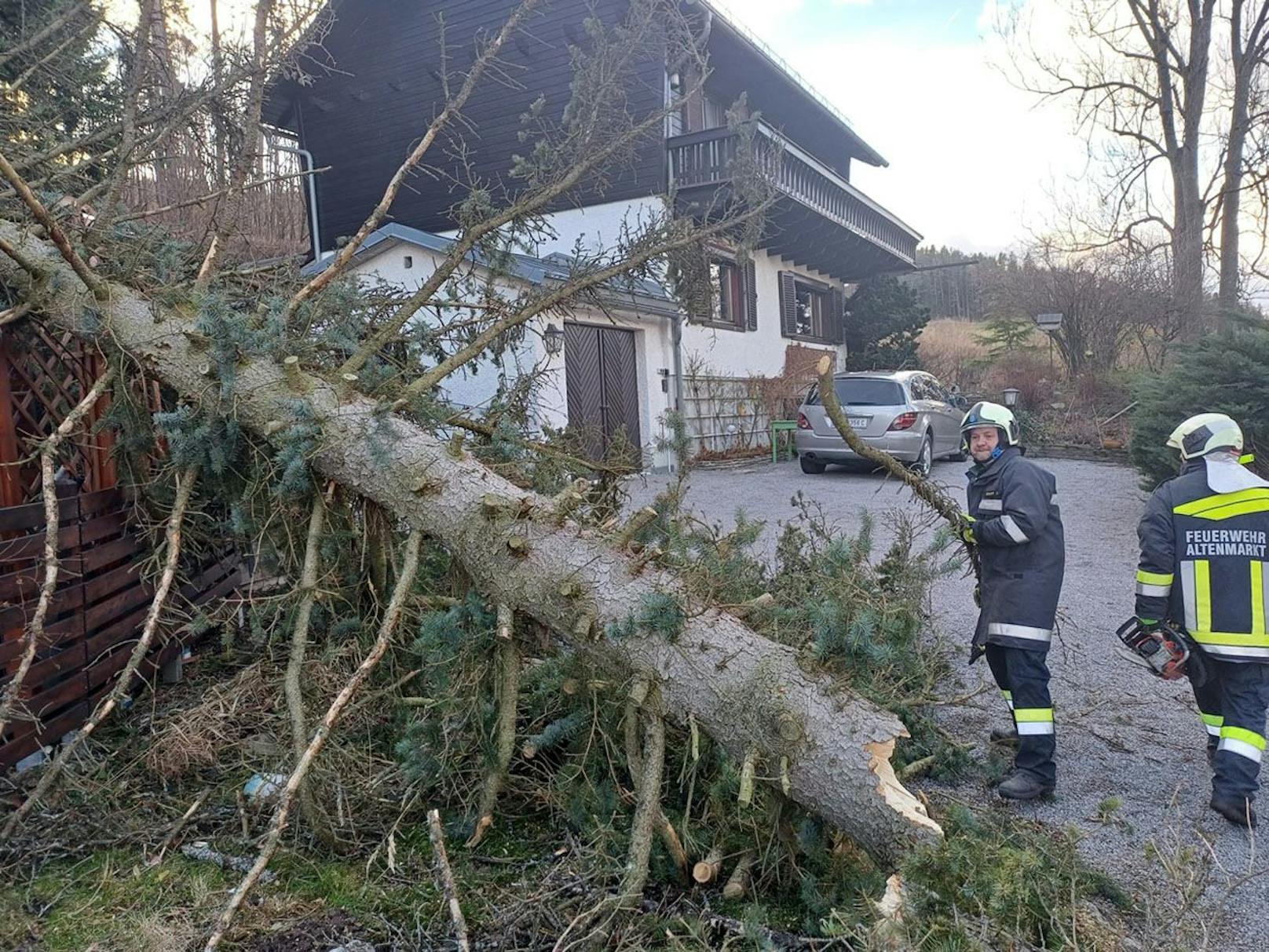 Sturmeinsatz in Altenmarkt