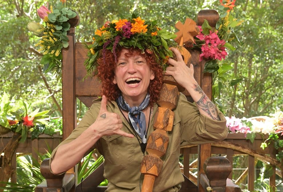 Lucy Diakovska erklimmt den Dschungel-Thron.