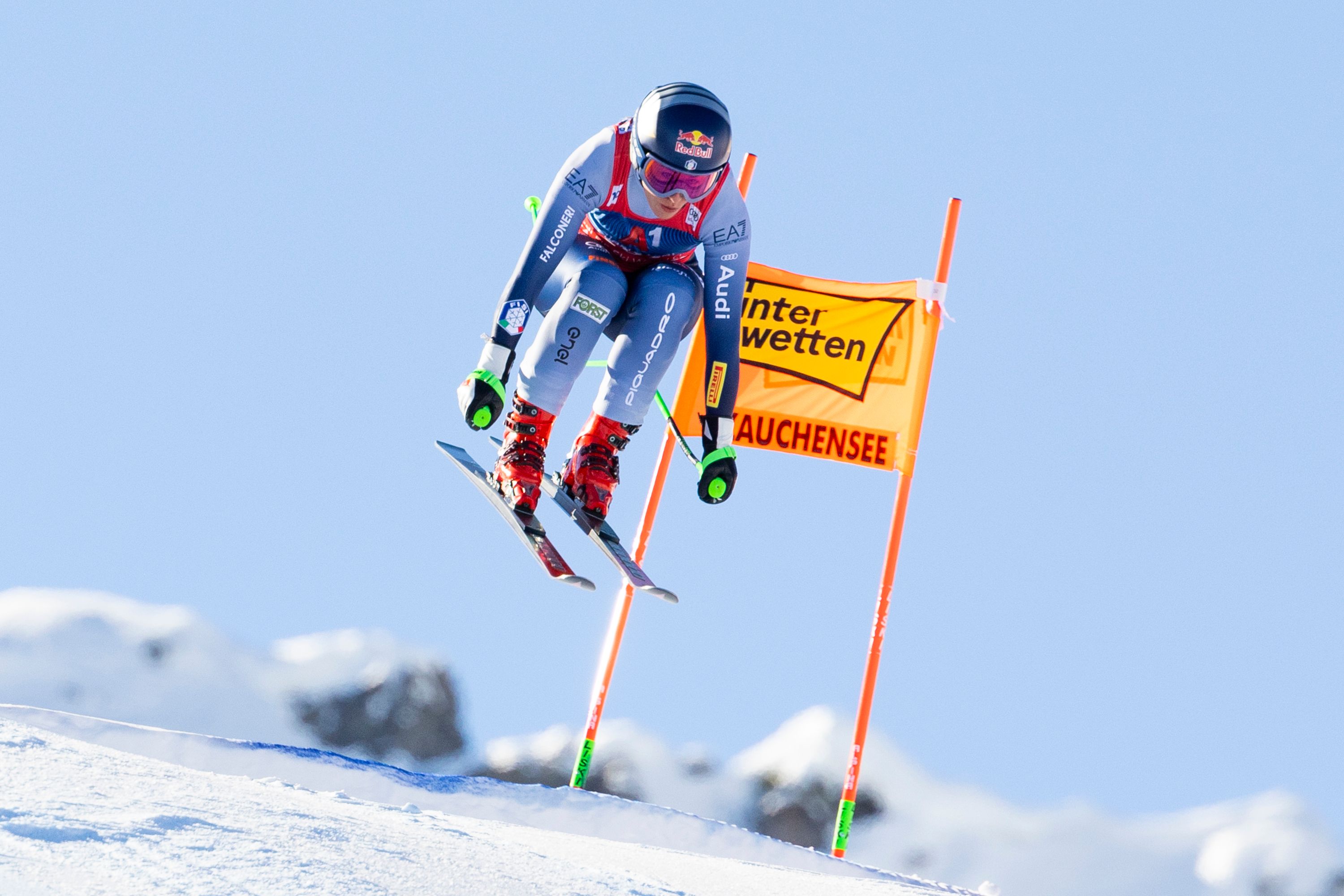 Die Saison ist für die Italienerin Sofia Goggia mit der Verletzung höchstwahrscheinlich vorbei.