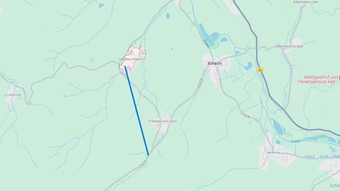 Georg verschwand am Sonntagnachmittag in Alheim-Oberellenbach. Gefunden wurde er gegen Mitternacht auf einem Feldweg zwischen Sterkelshausen und Beenhausen.