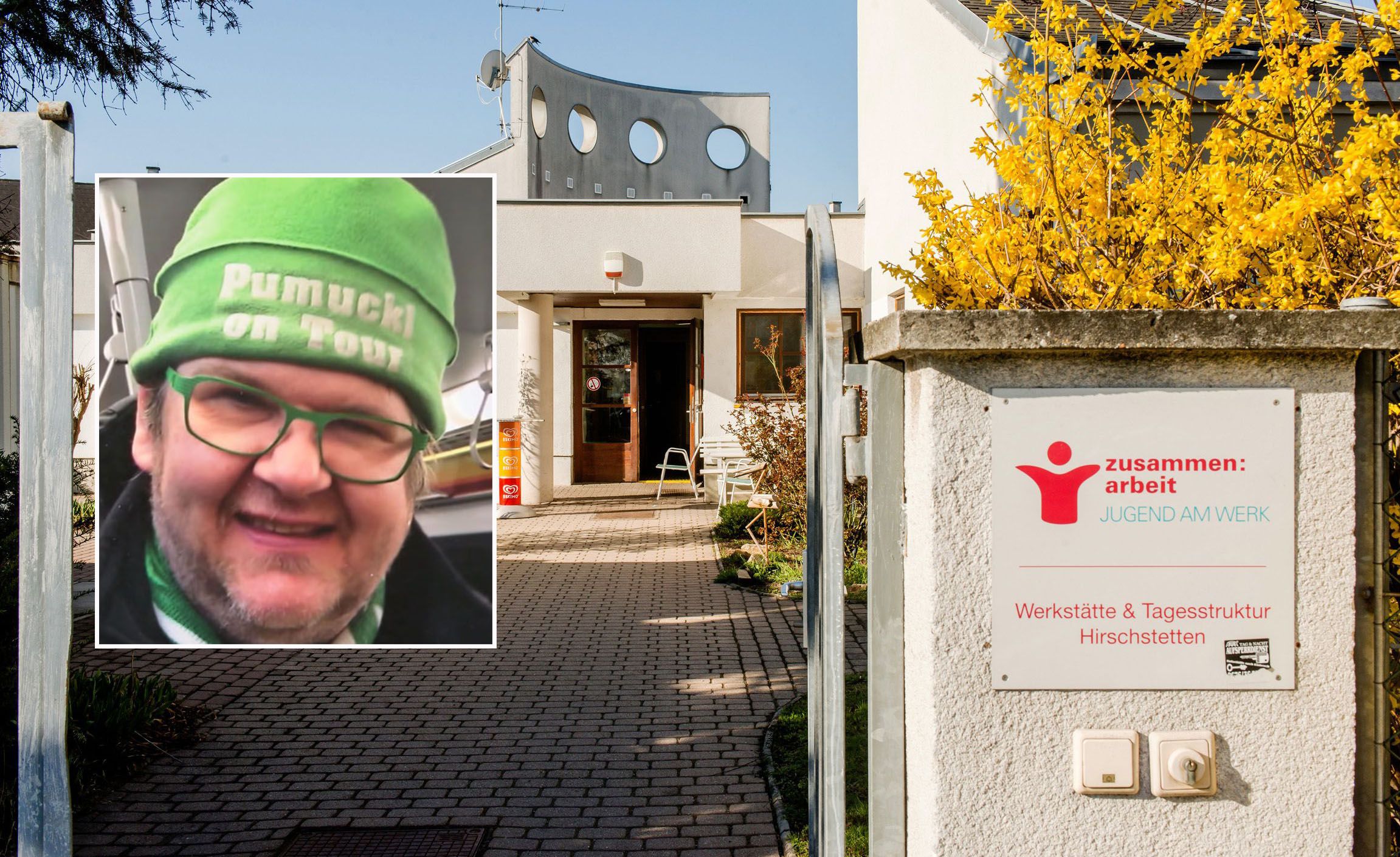 Christian S. besucht täglich die Tagesstruktur von Jugend am Werk in Hirschstetten.