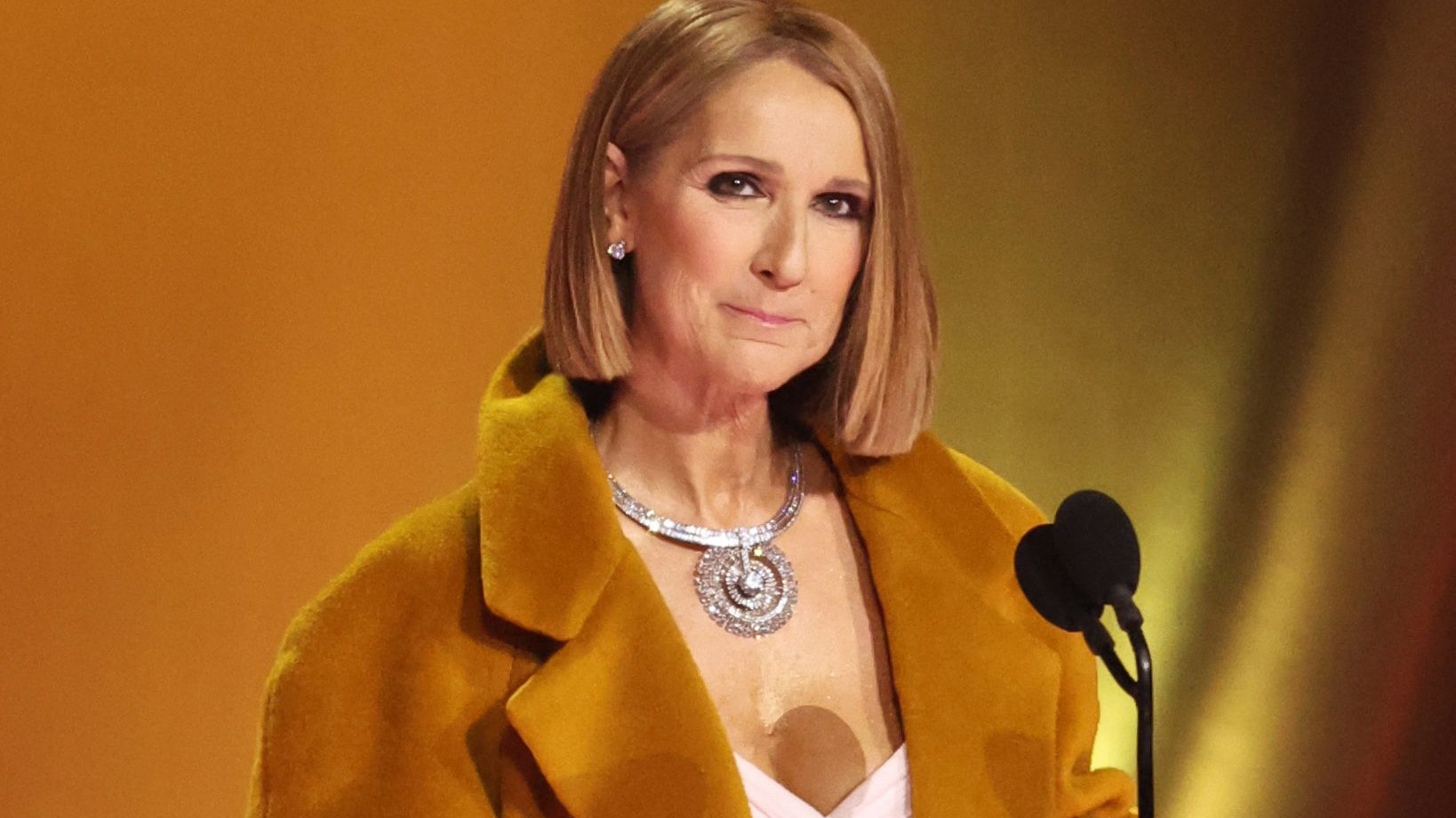 Celine Dion trat plötzlich bei den Grammys auf.