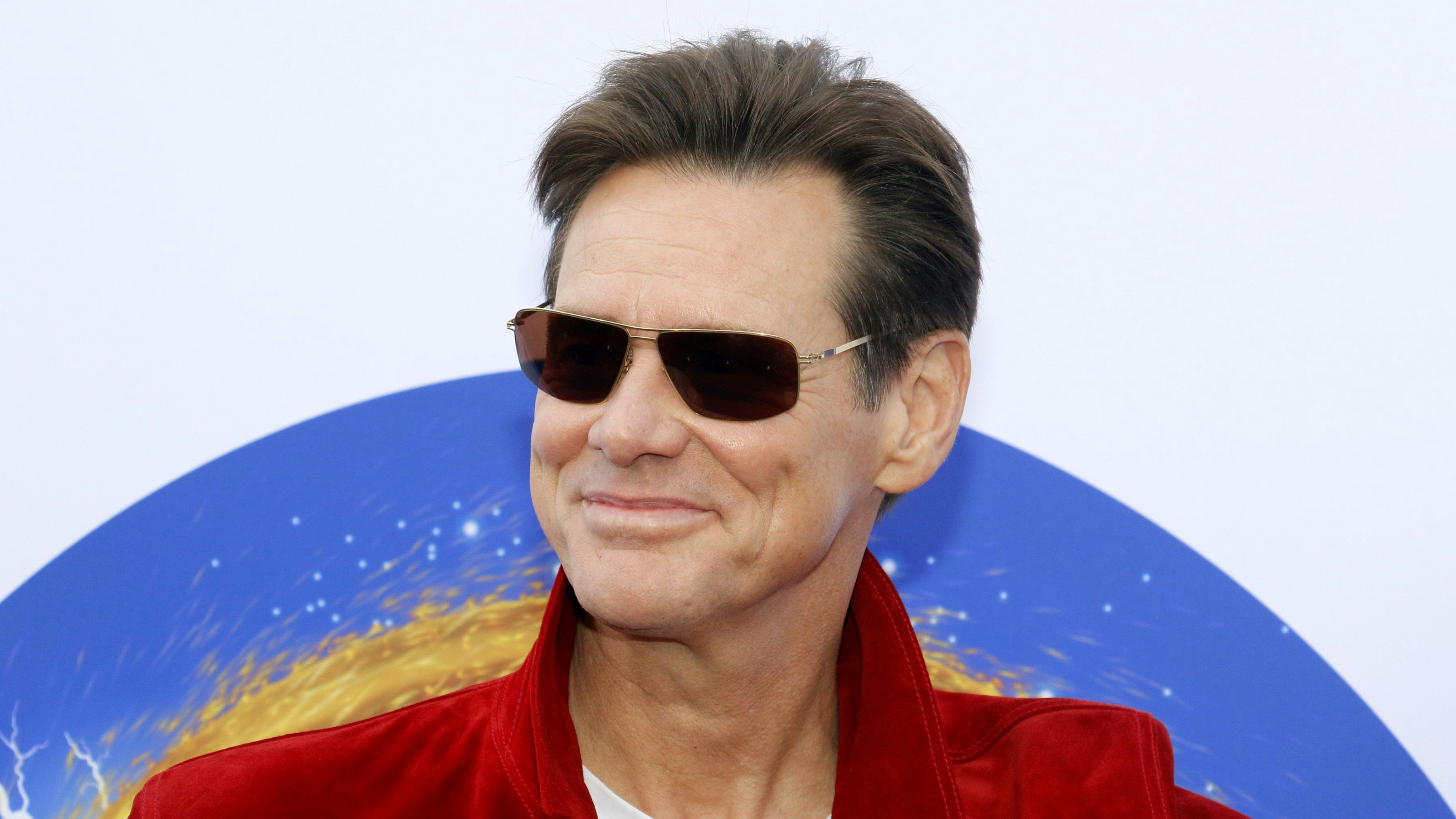 Jim Carrey at the Los Angeles premiere of 'Sonic the Hedgehog' held at Paramount Theatre in Los Angeles, USA on January 25, 2020.